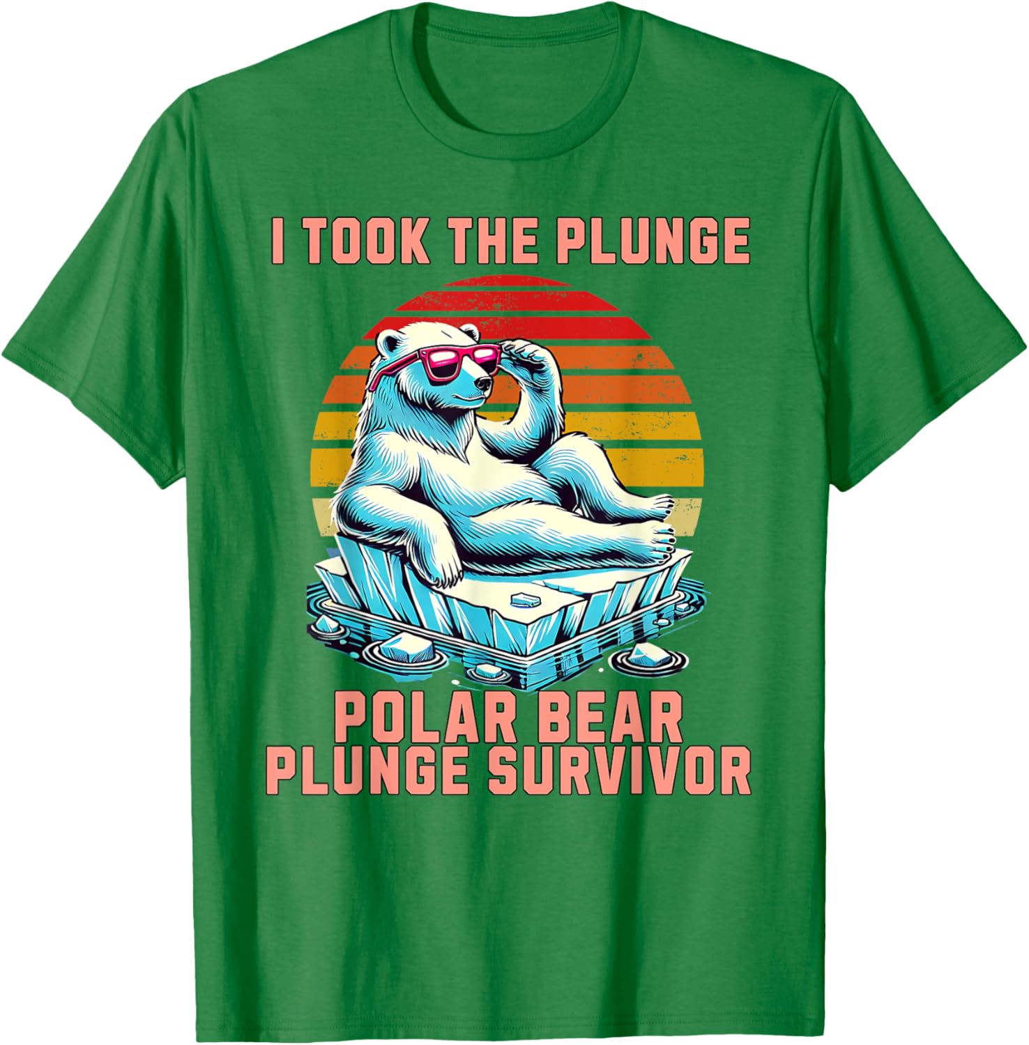 Polar Bear Plunge Survivor 2025 Fun Winter Adventure T-Shirt for Adventurers - 6