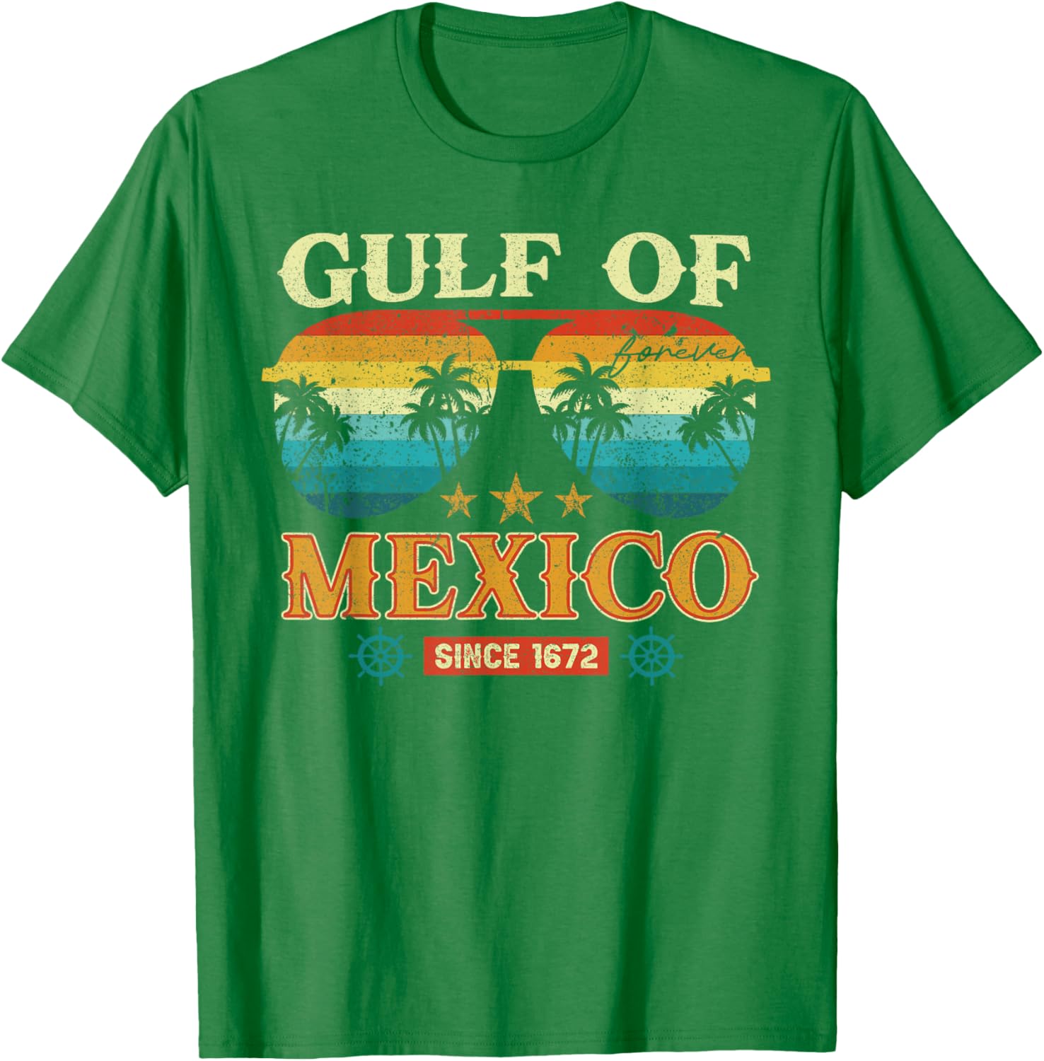 Gulf of Mexico Vintage T-Shirt Retro Style Clothing for Beach Lovers - 7