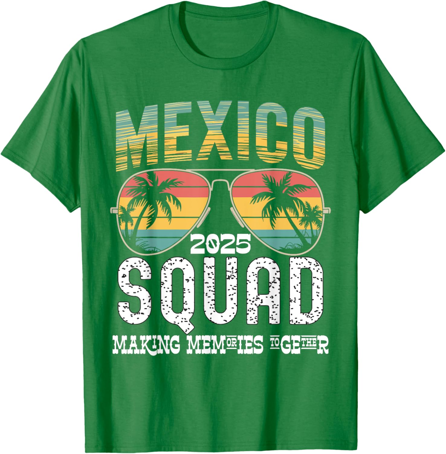 Mexico 2025 Squad Family Vacation Matching T-Shirt Tropical Vibes - 12