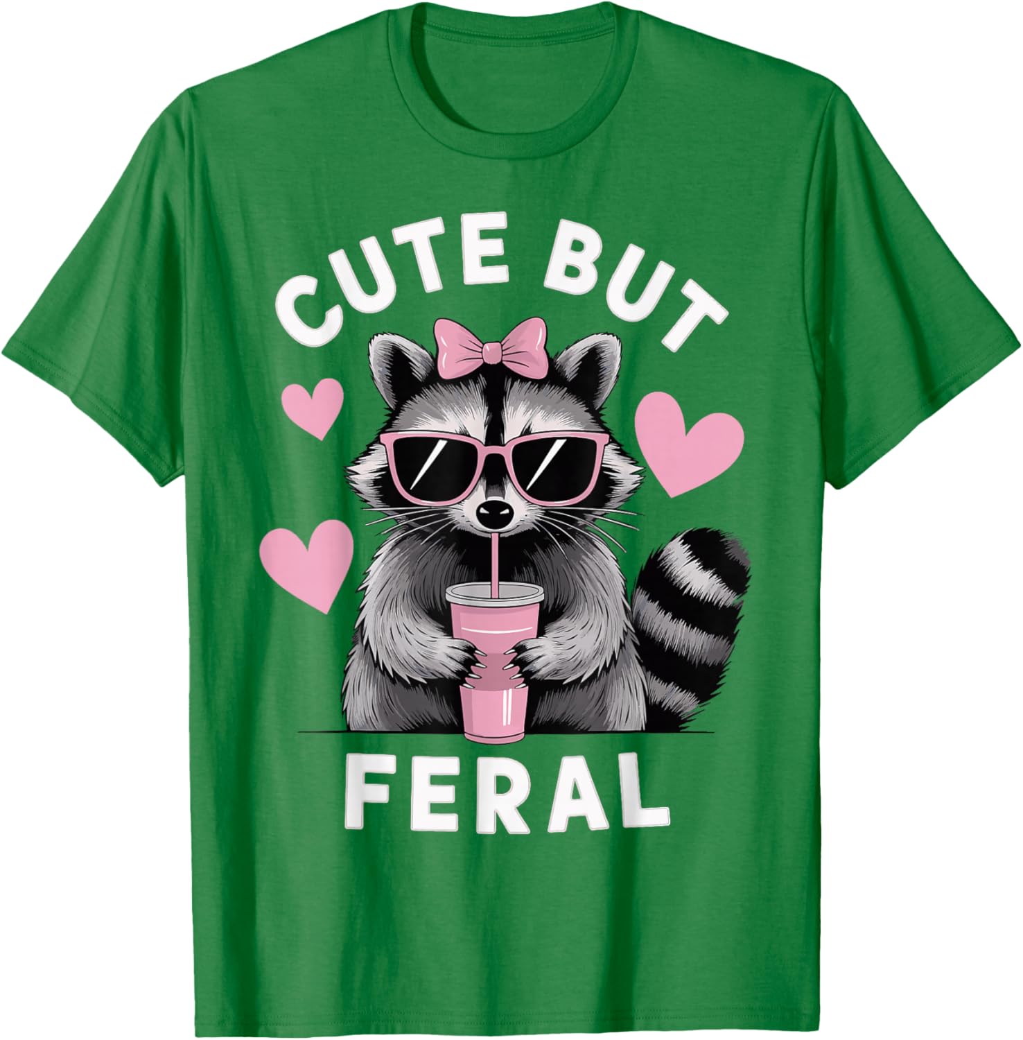 Cute But Feral T-Shirt for Animal Lovers - Stylish and Playful Apparel - 12