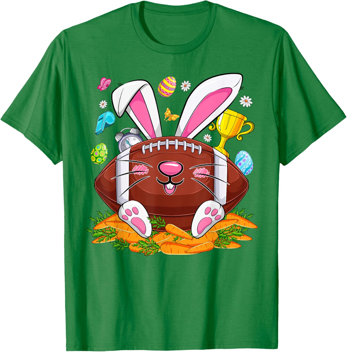 Funny Bunny Face Eggs T-Shirt for Men and Boys - Happy Easter Day Apparel - 28