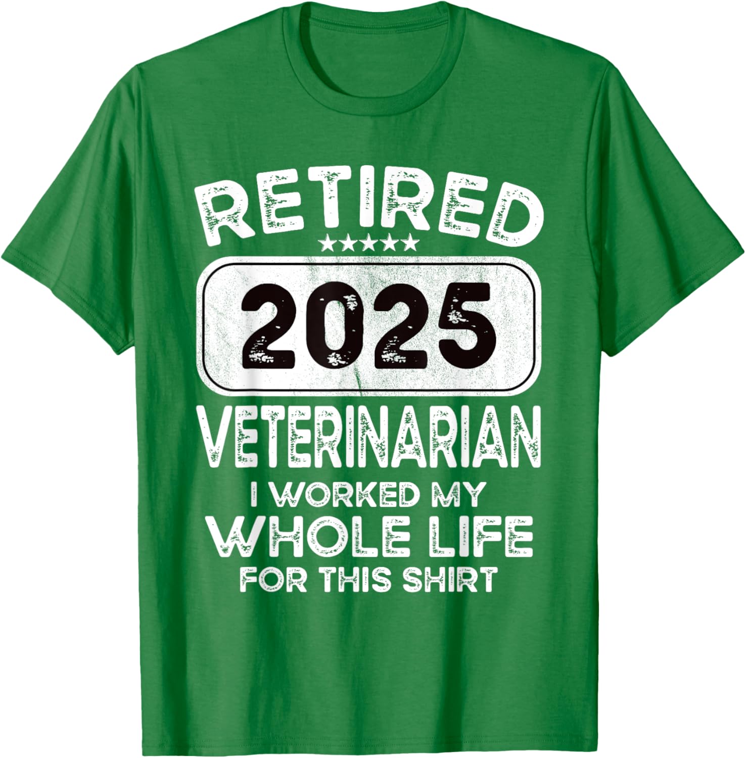 Retired Veterinarian 2025 T-Shirt for Animal Lovers and Proud Professionals - 2