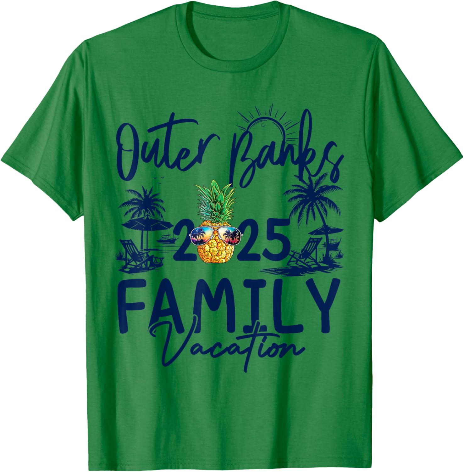 Family Matching Outer Banks 2025 Pineapple Vacation T-Shirt for Fun - 15