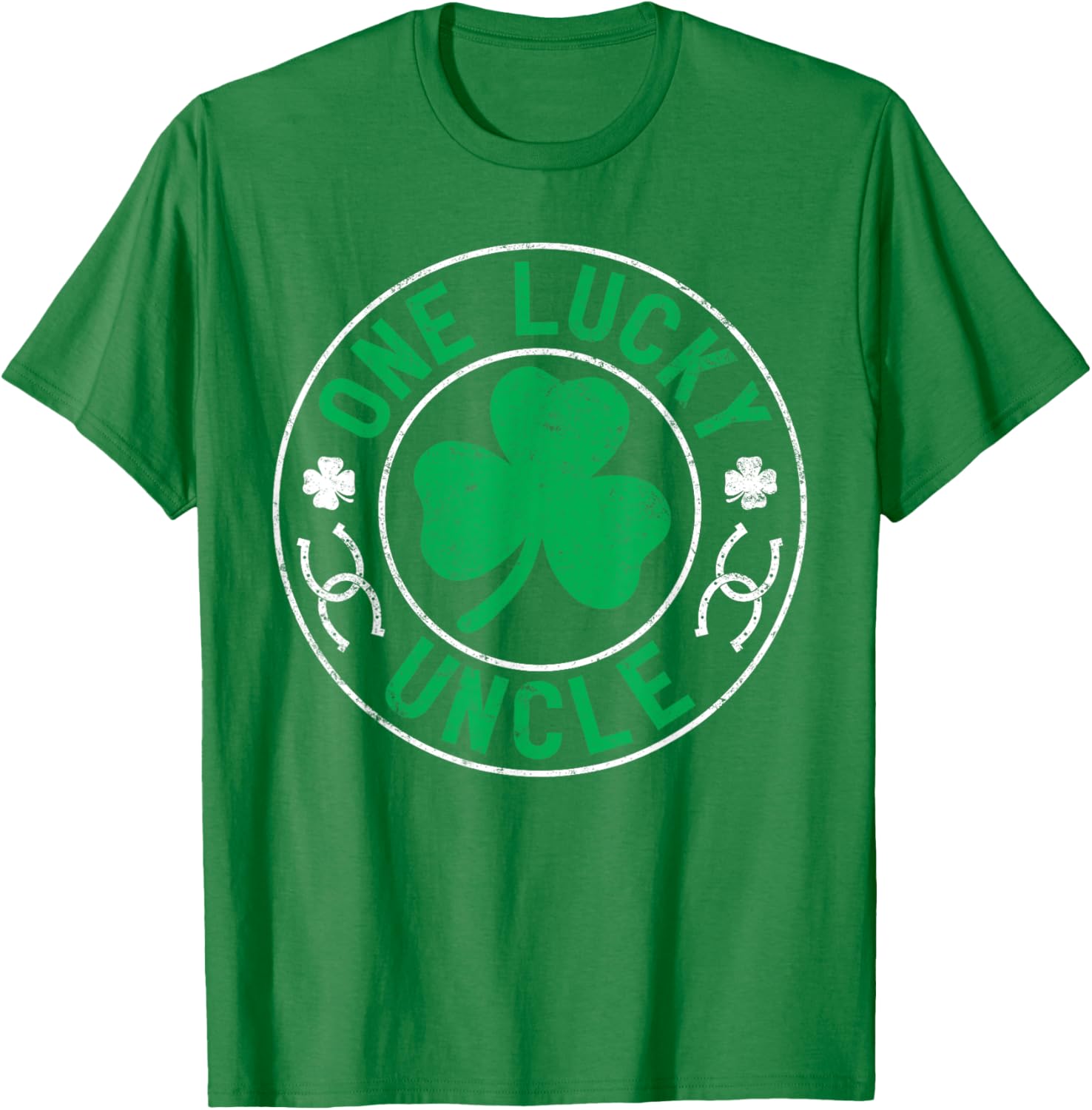 One Lucky Uncle St Patrick's Day Shamrock T-Shirt for Fun Celebrations - 5