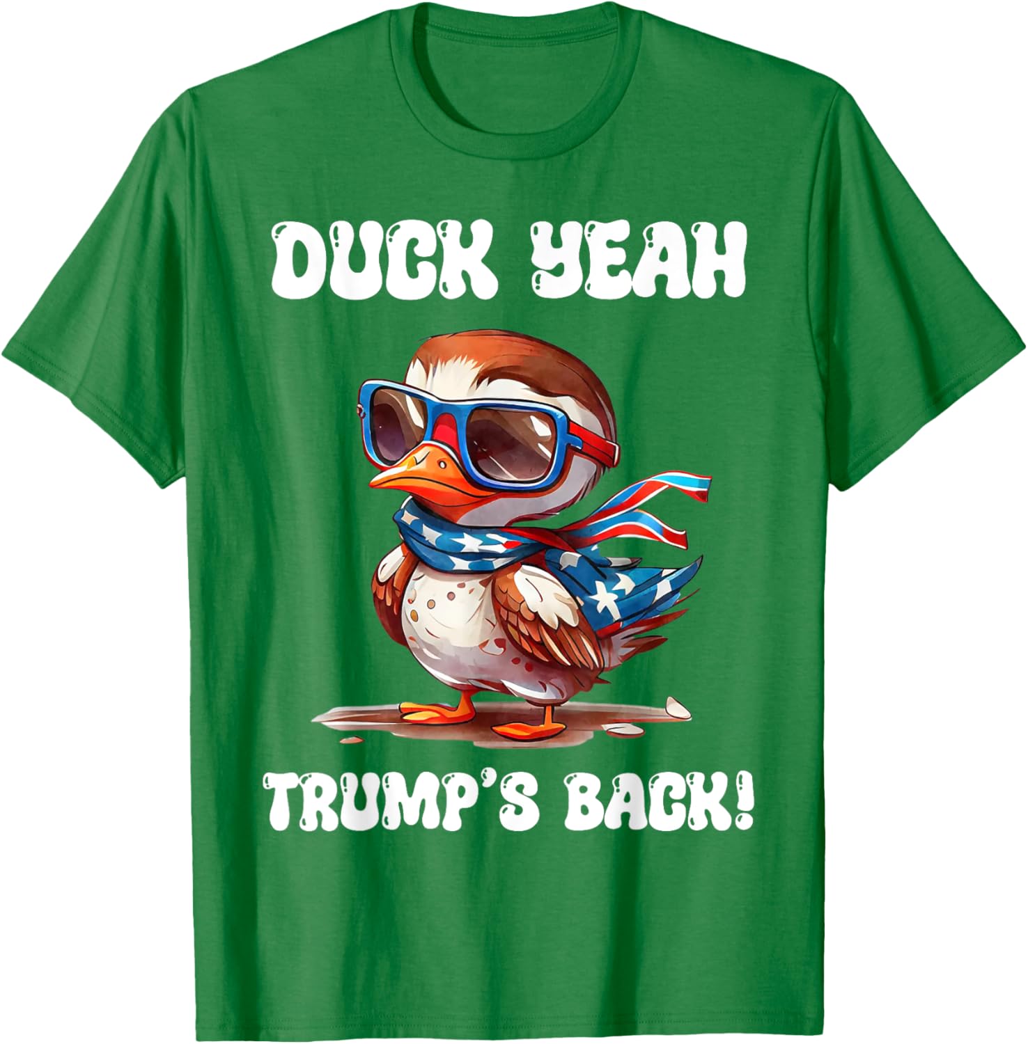 Duck Yeah Trump Is Back T-Shirt for 47th President Fans - 1