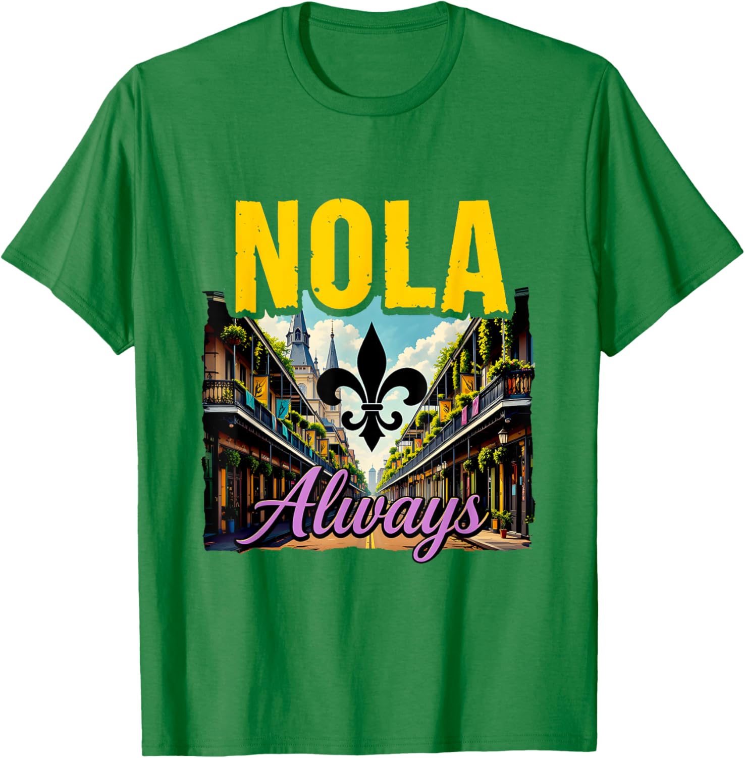 NOLA Never Forget New Orleans Support T-Shirt for Proud Locals - 8