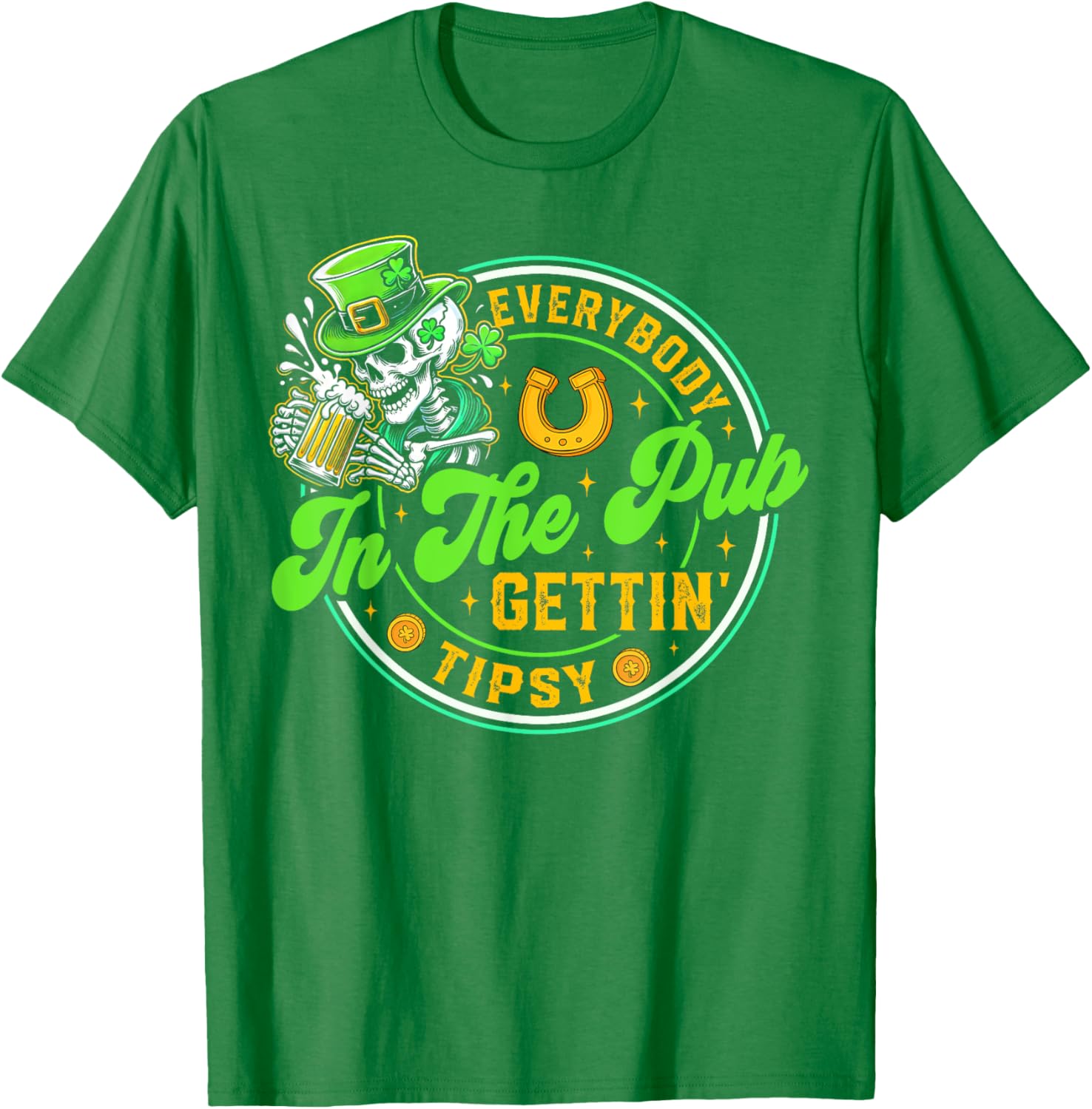 Tipsy in the Pub St Patricks Day T-Shirt for Men and Women - 18