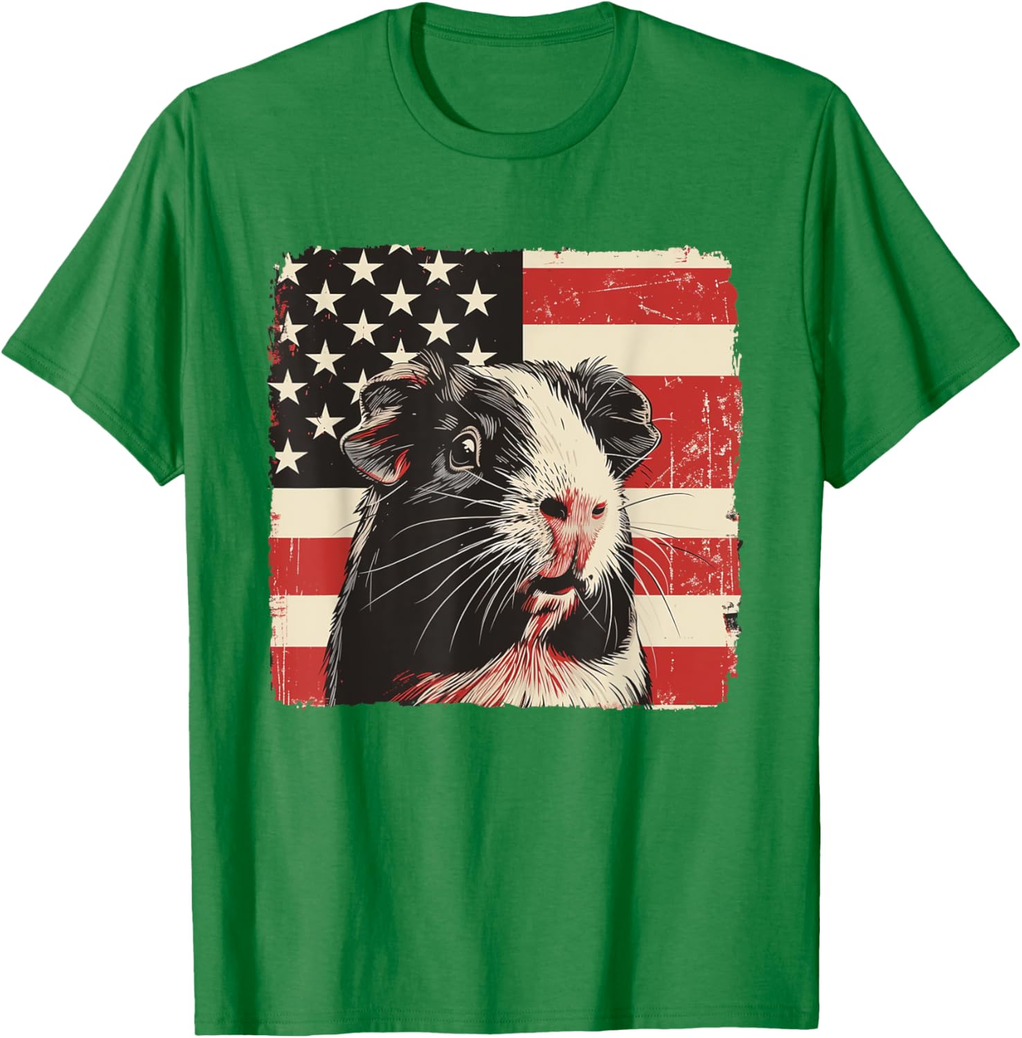 Patriotic Guinea Pig 4th of July T-Shirt for Boys and Kids - 2
