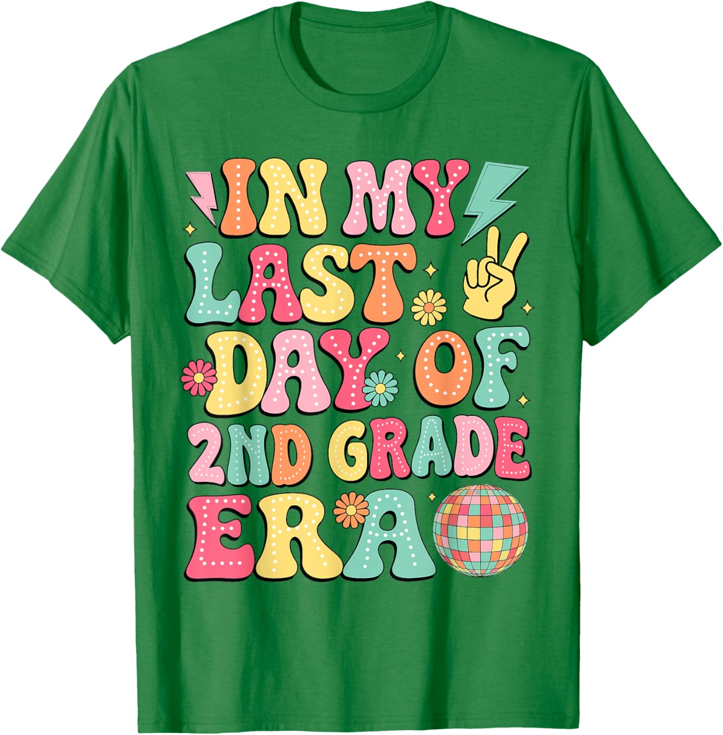 Groovy Last Day of 2nd Grade T-Shirt for Fun Summer Celebrations - 2