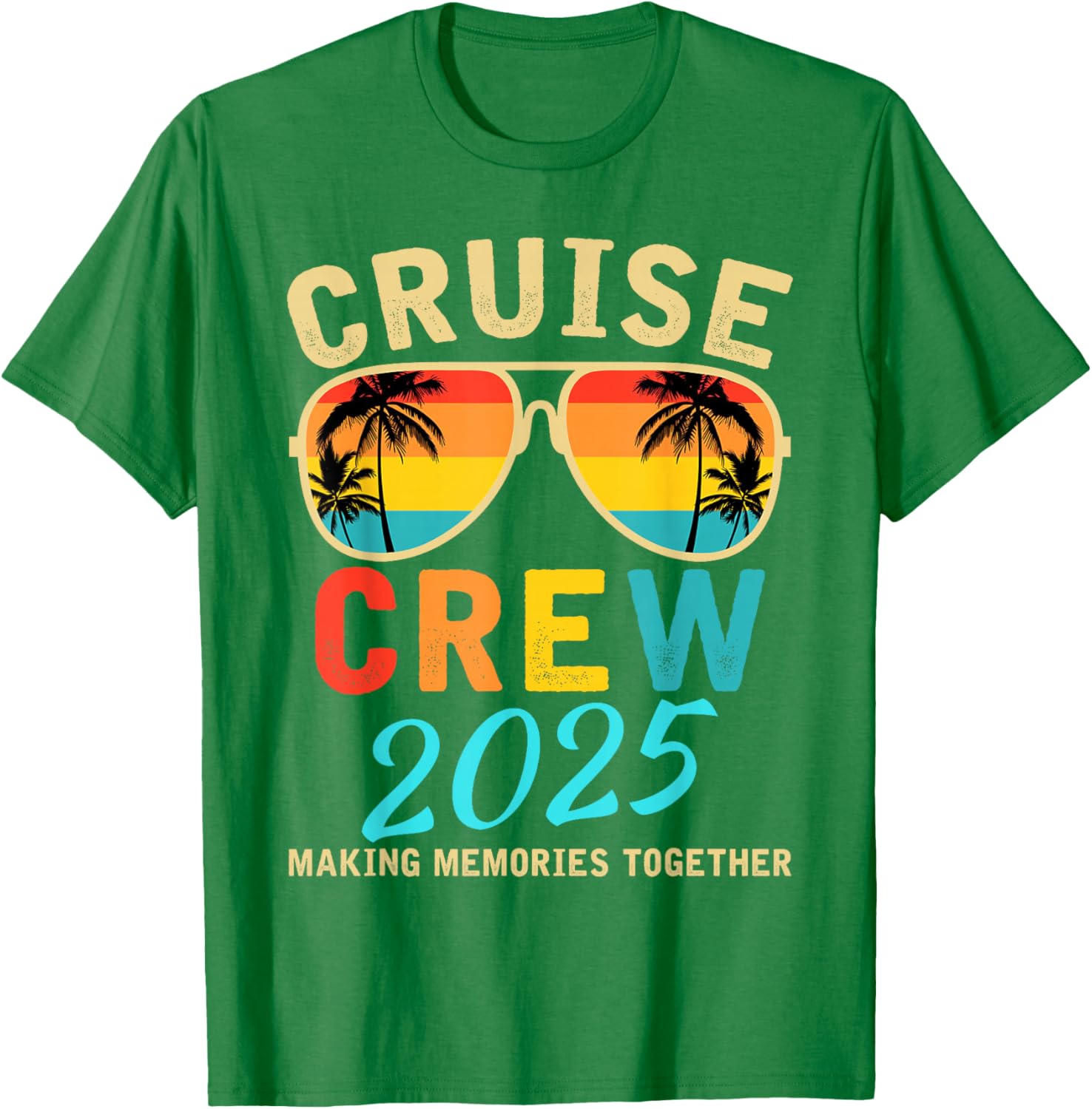 Cruise Crew 2025 Summer Vacation Funny Matching Group T-Shirt - 17