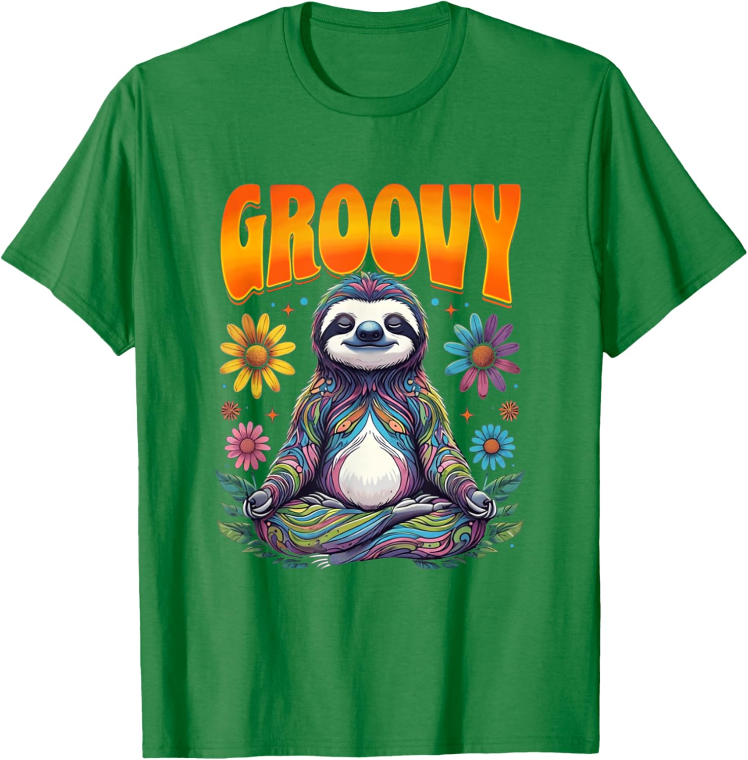 Groovy 70s Tie Dye T-Shirt for Men and Women - Hippie Style Apparel - 7