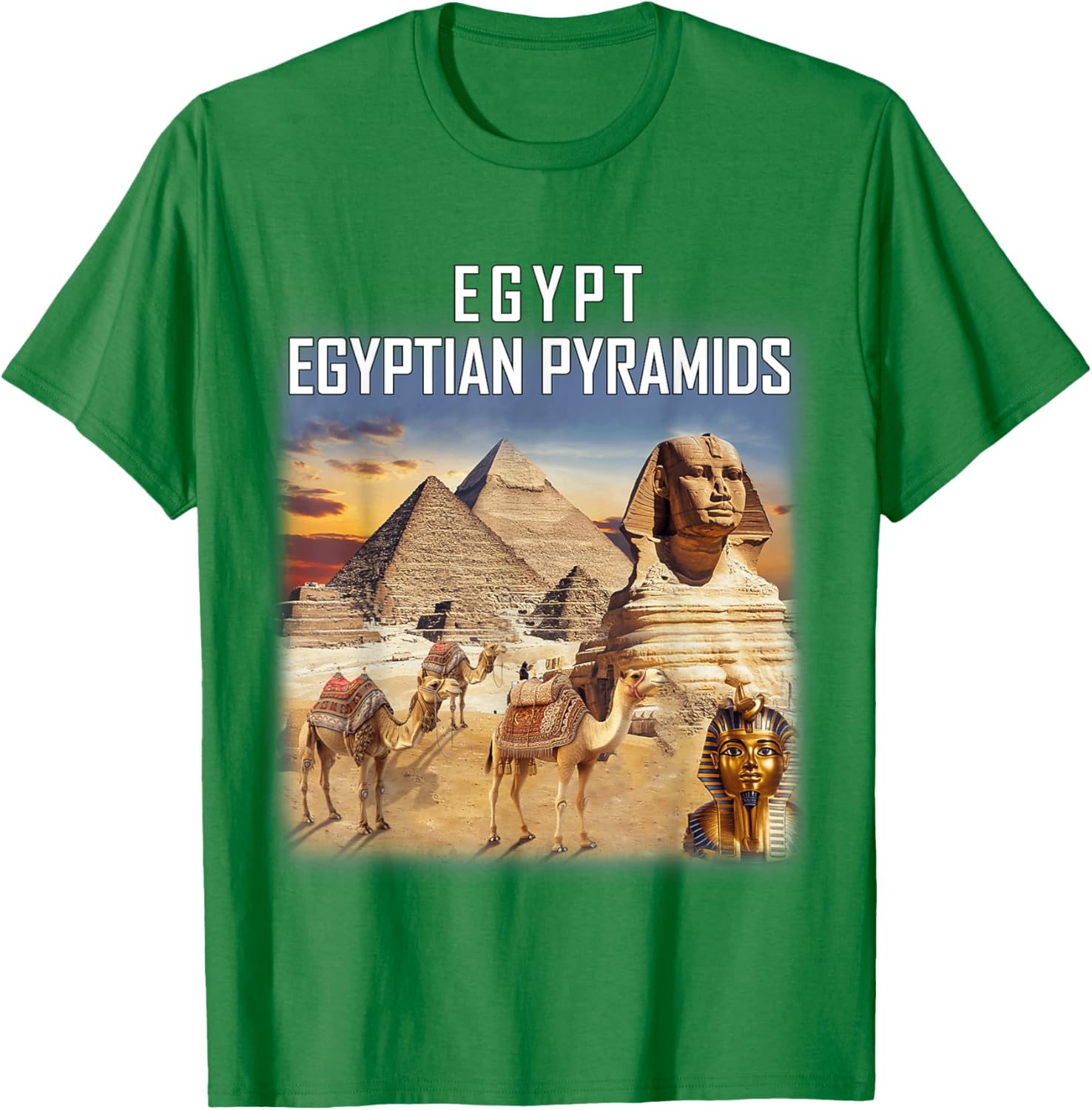 Egyptian Pyramids T-Shirt - Stylish Apparel for History Lovers - 2