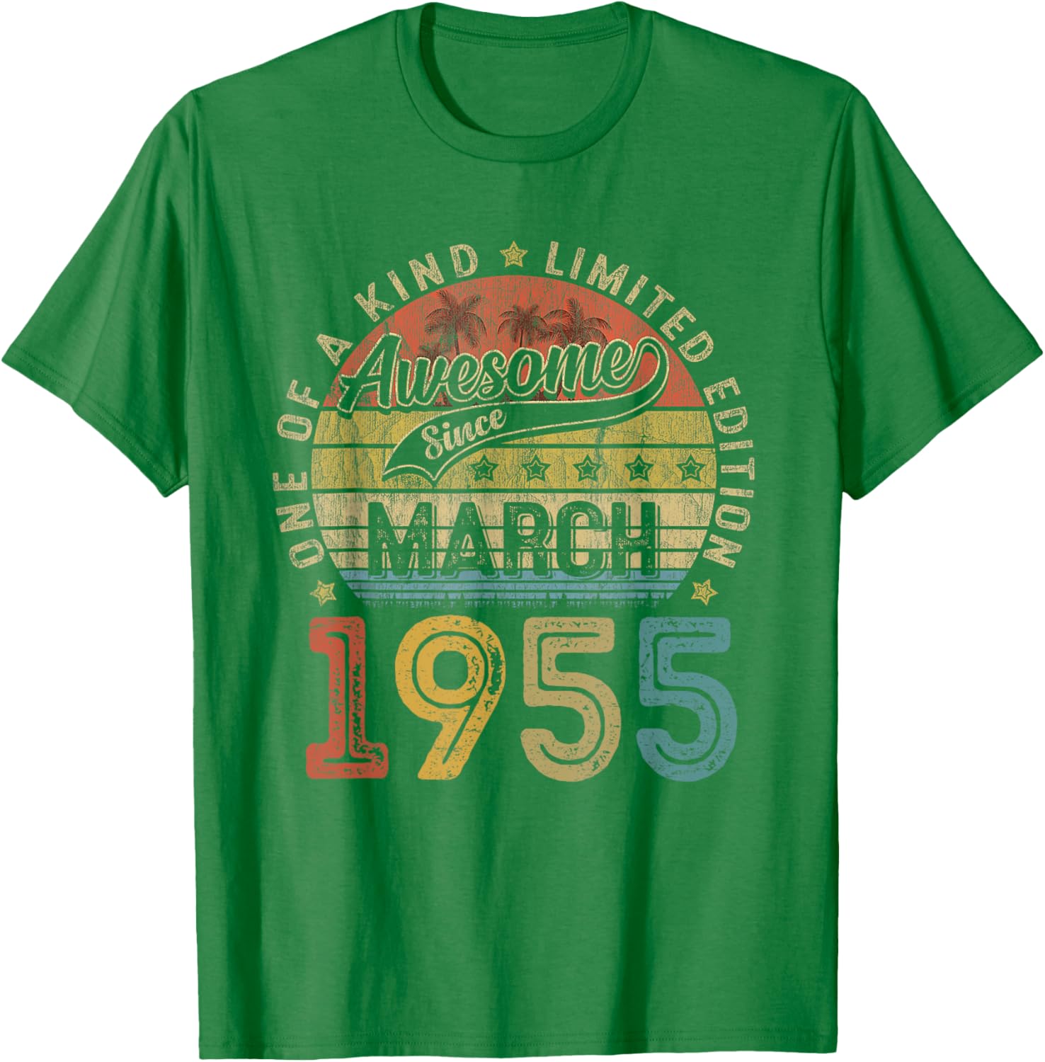 Funny 70th Birthday T-Shirt Vintage Retro March 1955 Gift for Him/Her - 2