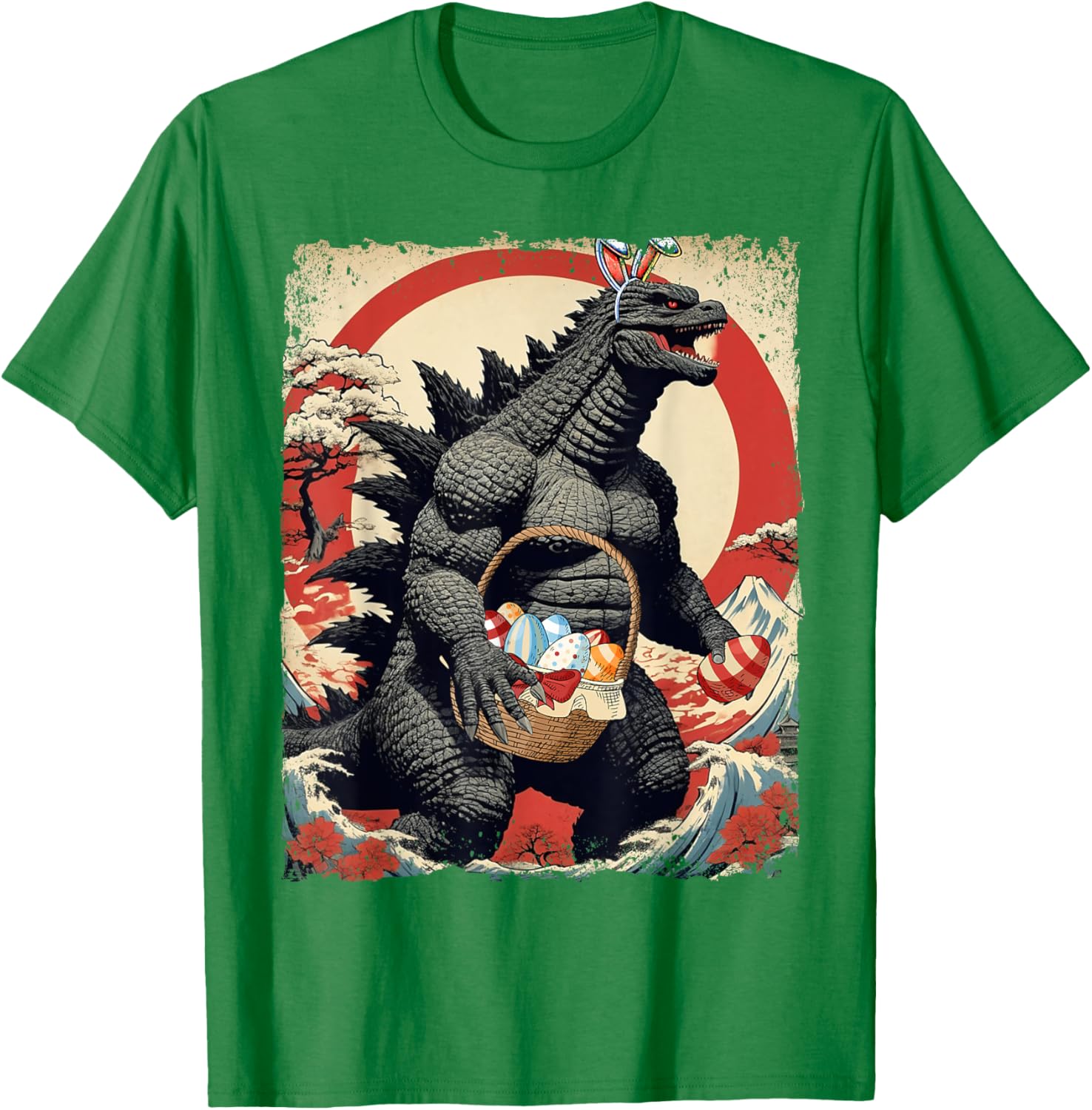 Kaiju Easter Vintage Shirt for Kids featuring Monster Eggs T-Shirt - 5
