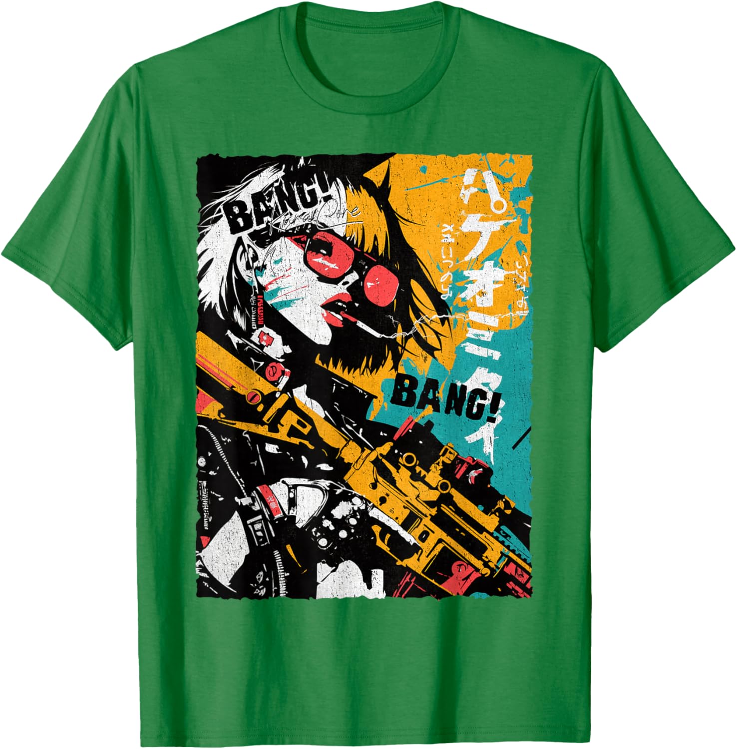 Trendy Japanese Cyberpunk Y2K Retro Techwear Manga T-Shirt for Fans - 2