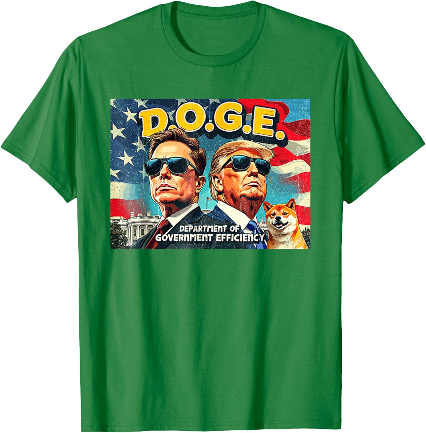 DOGE Department of Government Efficiency Trump 47th Anniversary T-Shirt - 25