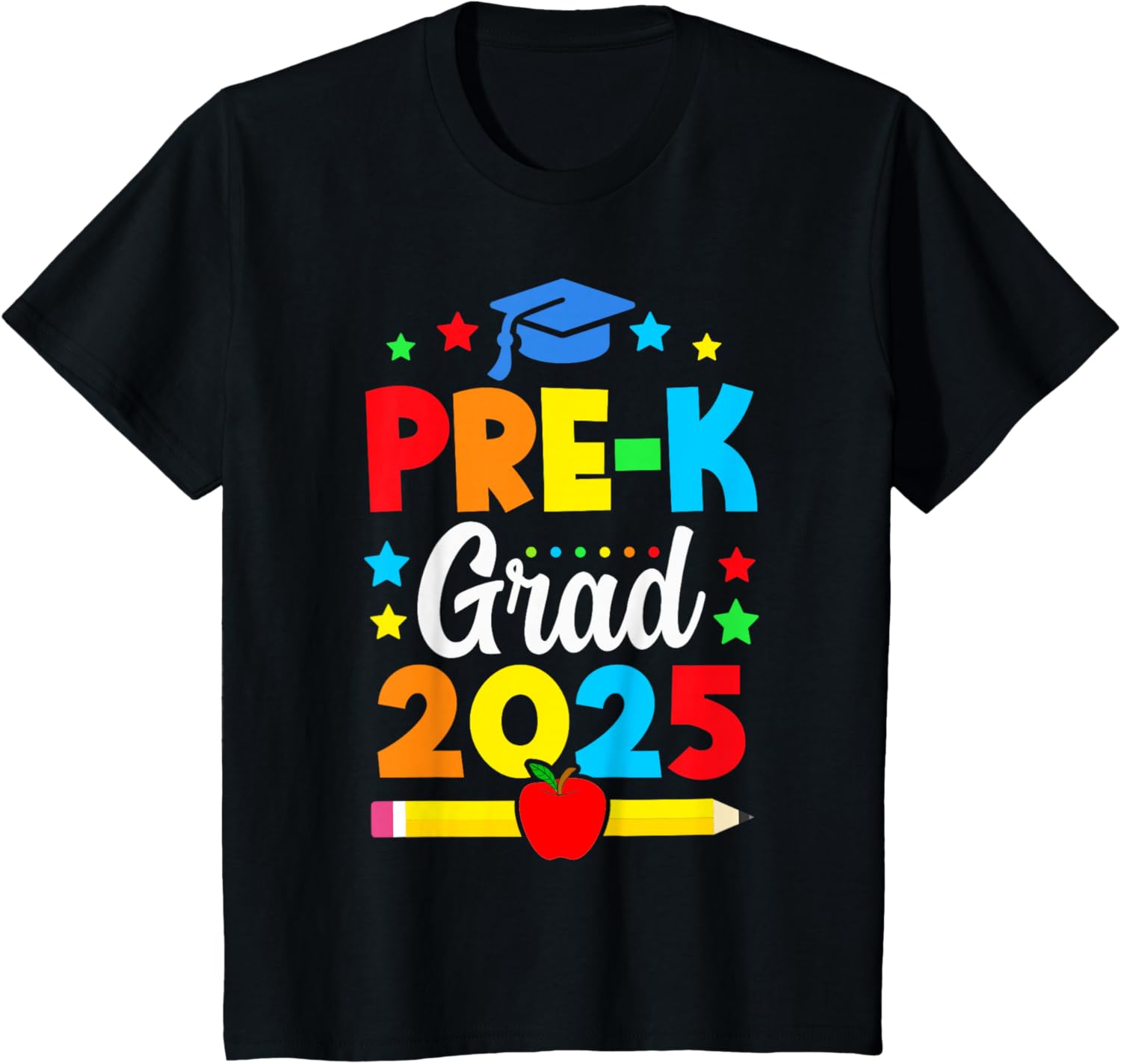 Adorable Kids Pre-K Graduation 2025 T-Shirt for Preschoolers - 1