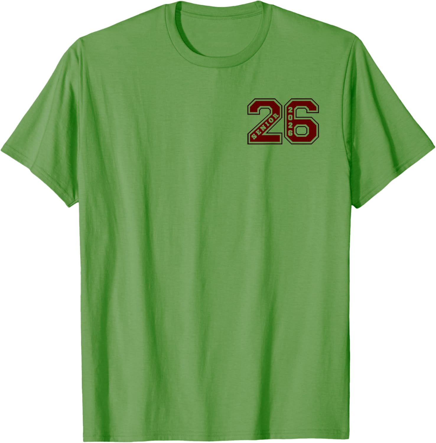 Maroon Senior Class 2026 T-Shirt - Elite Wear for Graduates - 3