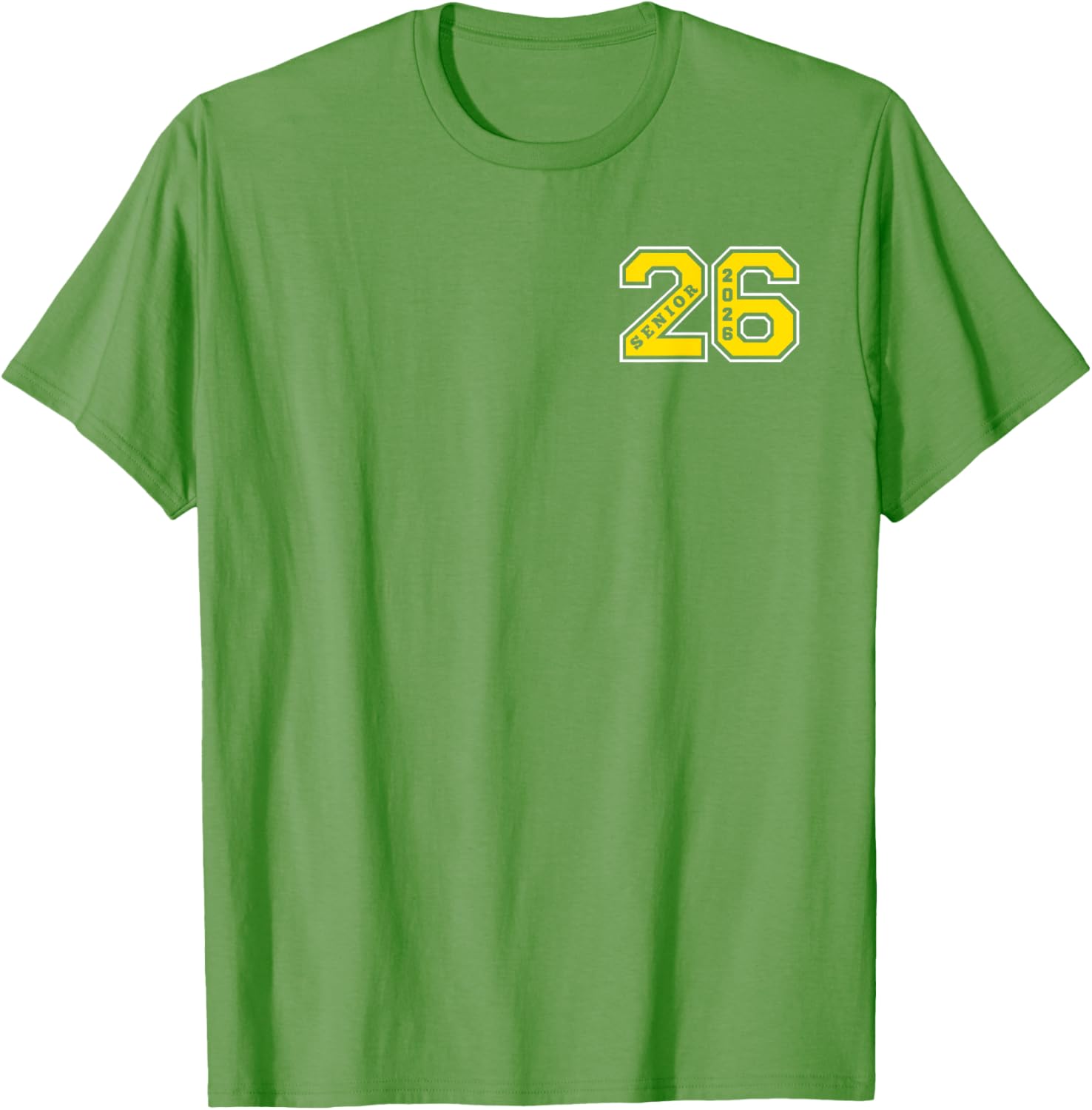 Gold Senior Class 26 T-Shirt Elite Wear for 2026 Graduation Celebration - 5