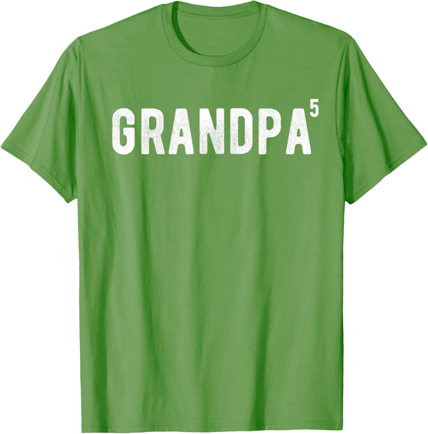 Funny Grandpa of 5 T-Shirt Perfect for Fifth Time Grandfathers - 8