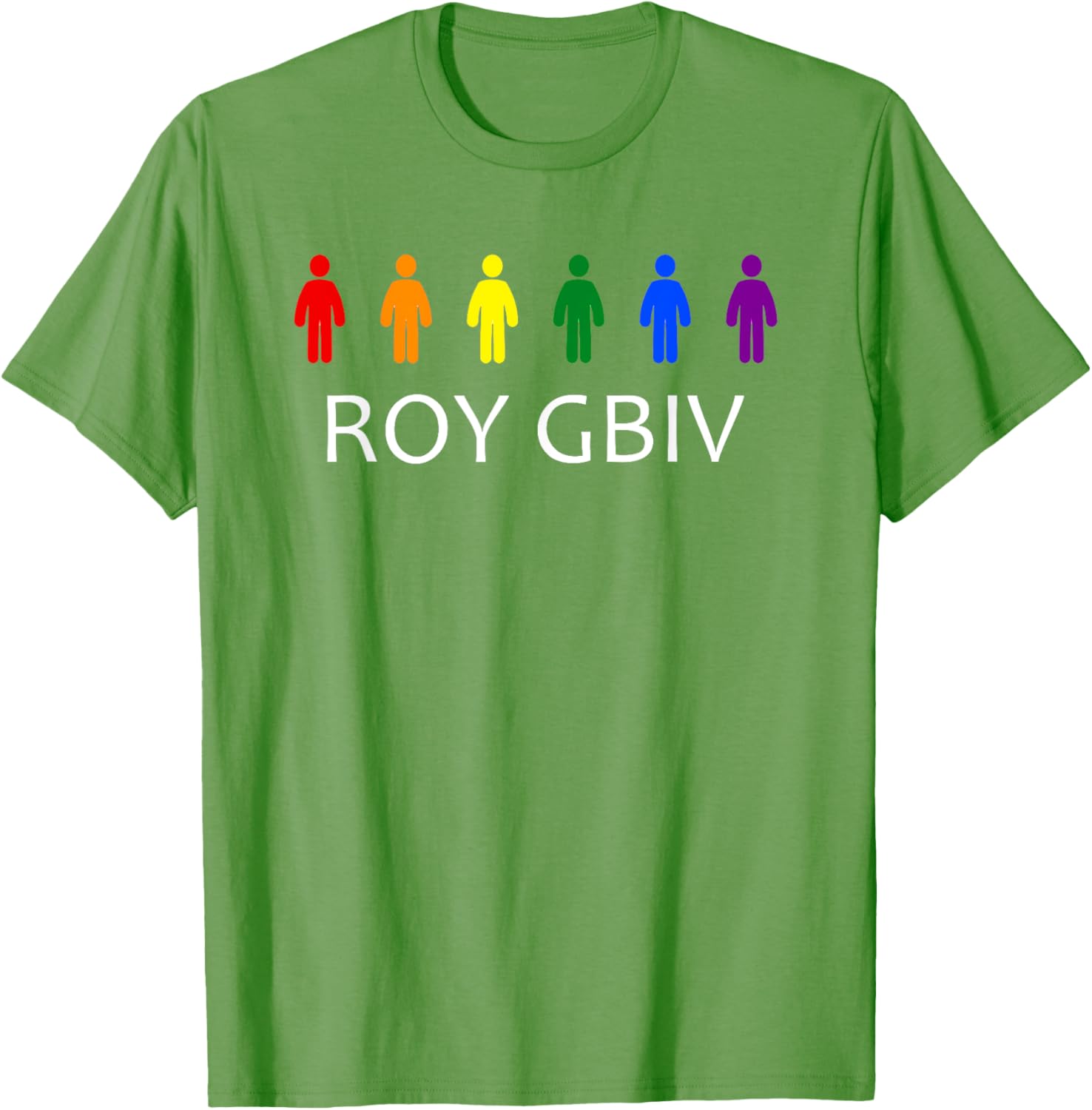 Roy Gbiv Color Spectrum T-Shirt for Vibrant Fashion Lovers - 1
