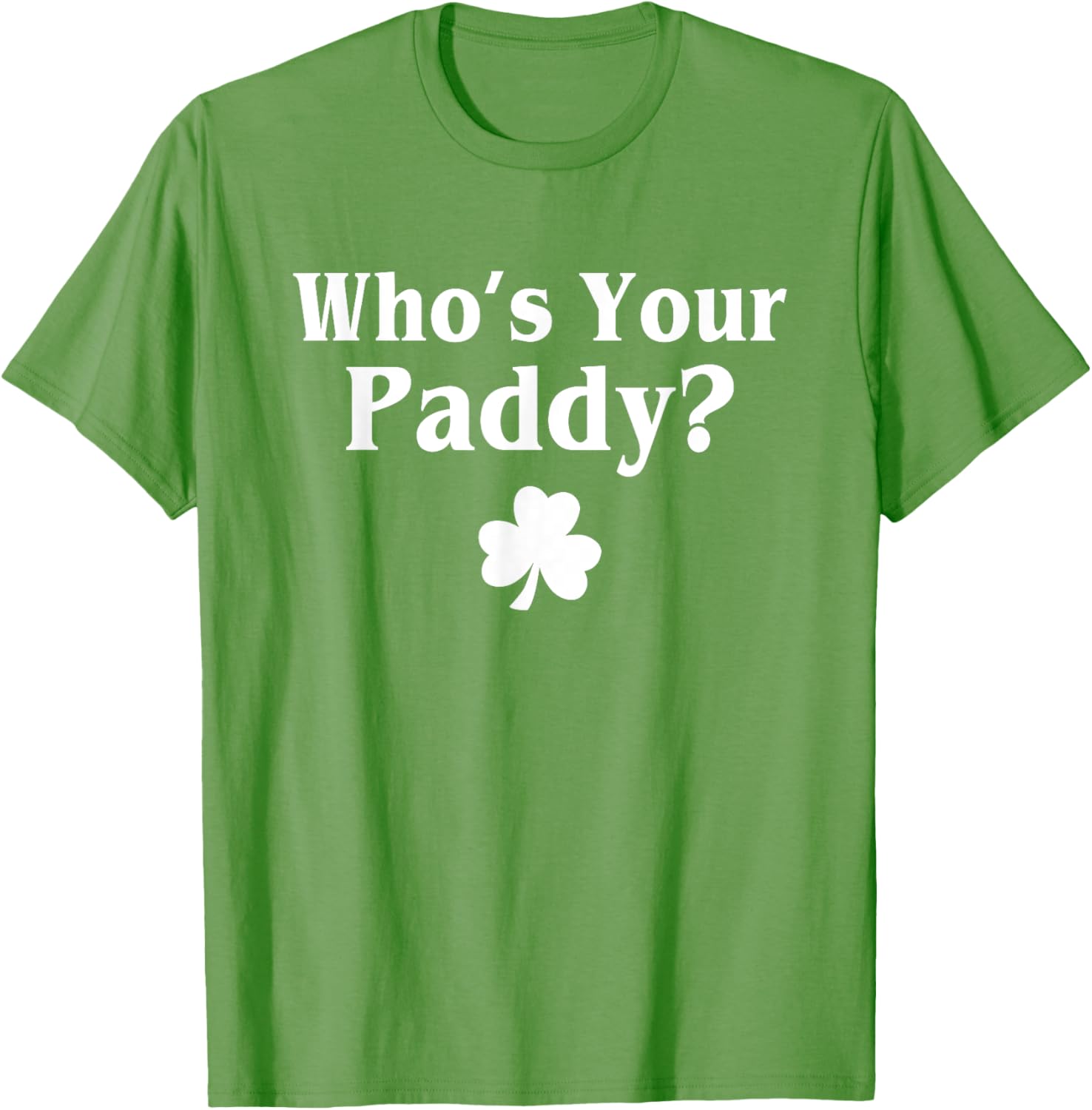 Funny Irish Baby St. Patrick's Day T-Shirt Who's Your Paddy Outfit - 3