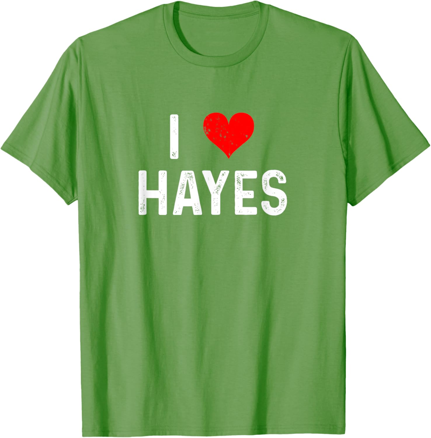 I Love Hayes Heart Distressed T-Shirt - Stylish Casual Wear for Everyone - 20