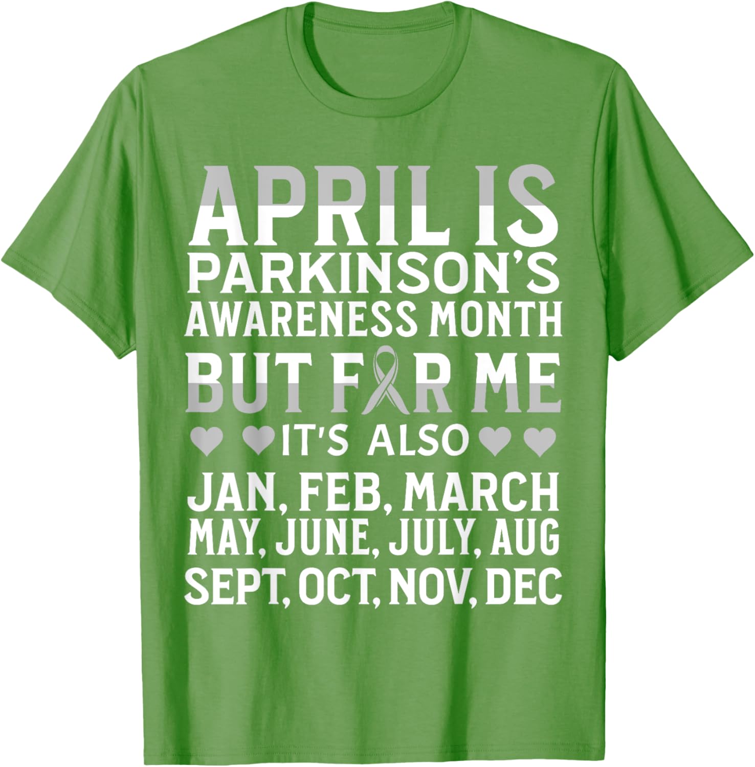 Support Parkinson's Awareness with Our April T-Shirt for Everyone - 10