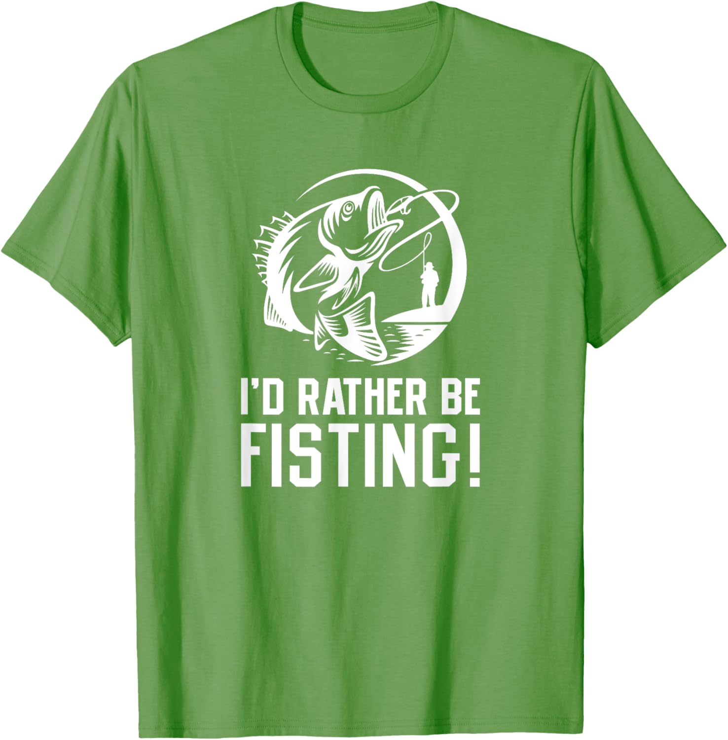 I'd Rather Be Fisting Funny Graphic T-Shirt for Casual Wear - 1
