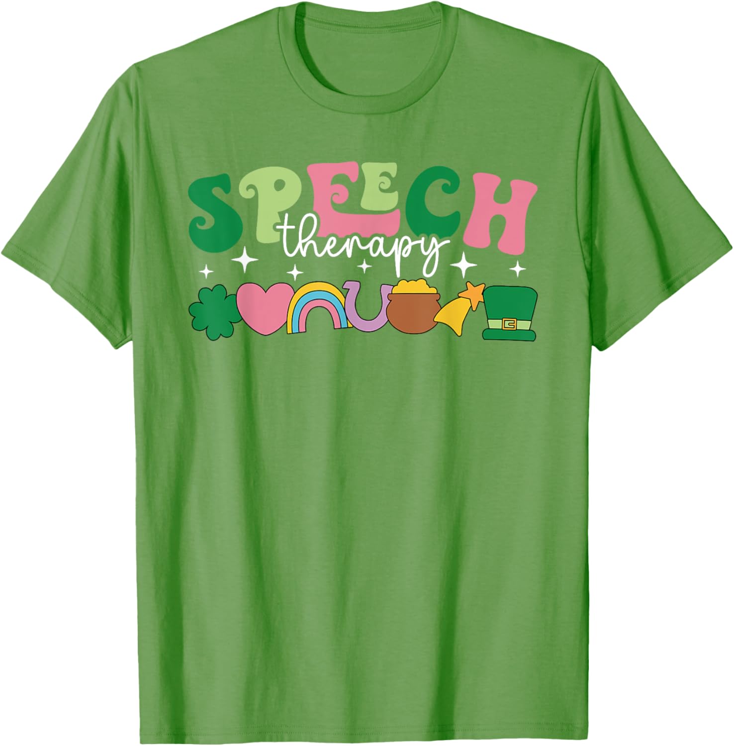 Lucky Charm St Patrick's Day Speech Therapy T-Shirt for SLPs - 10