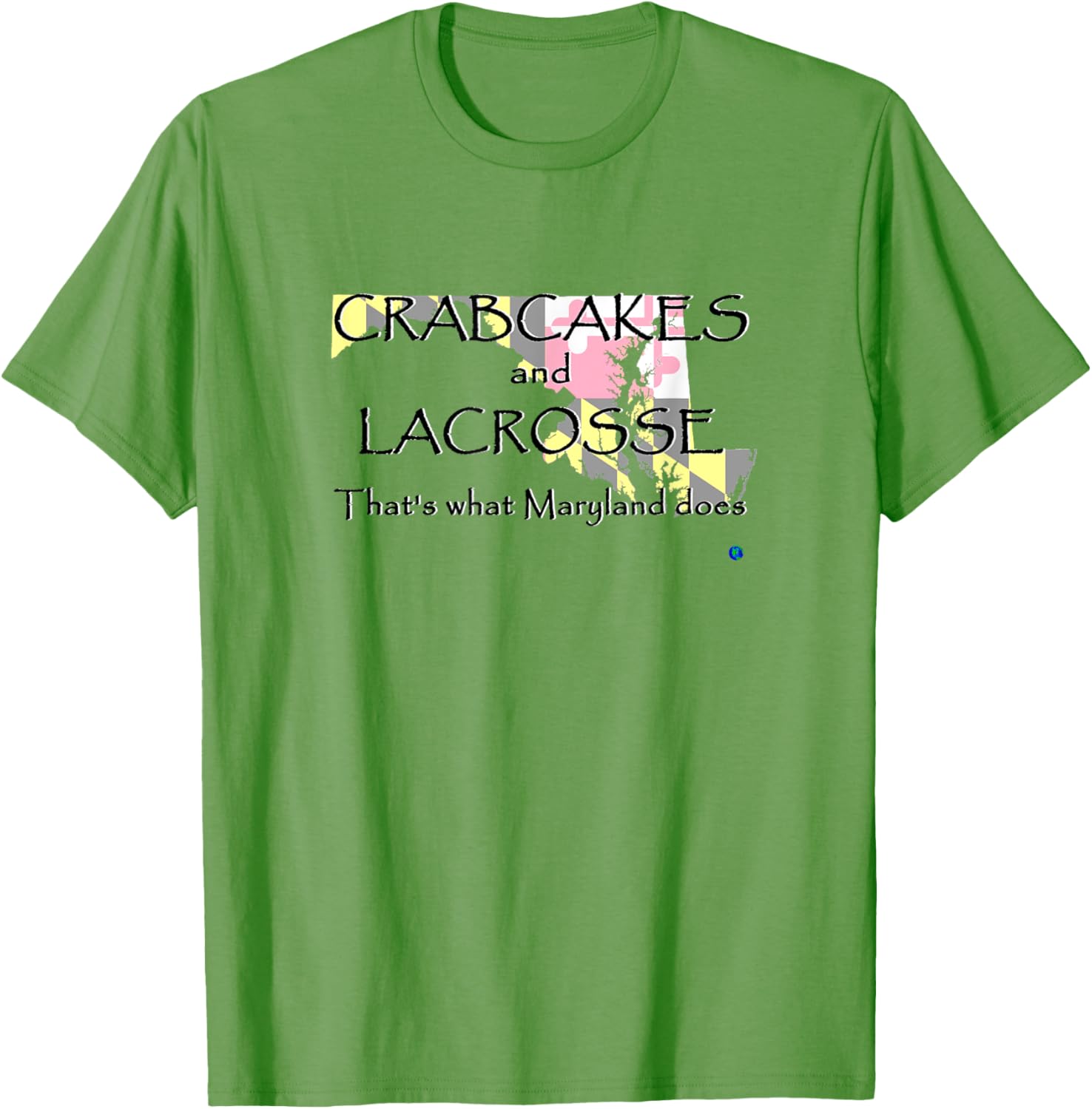 Maryland Crabcakes and Lacrosse T-Shirt Fun Apparel for Sports Fans - 5
