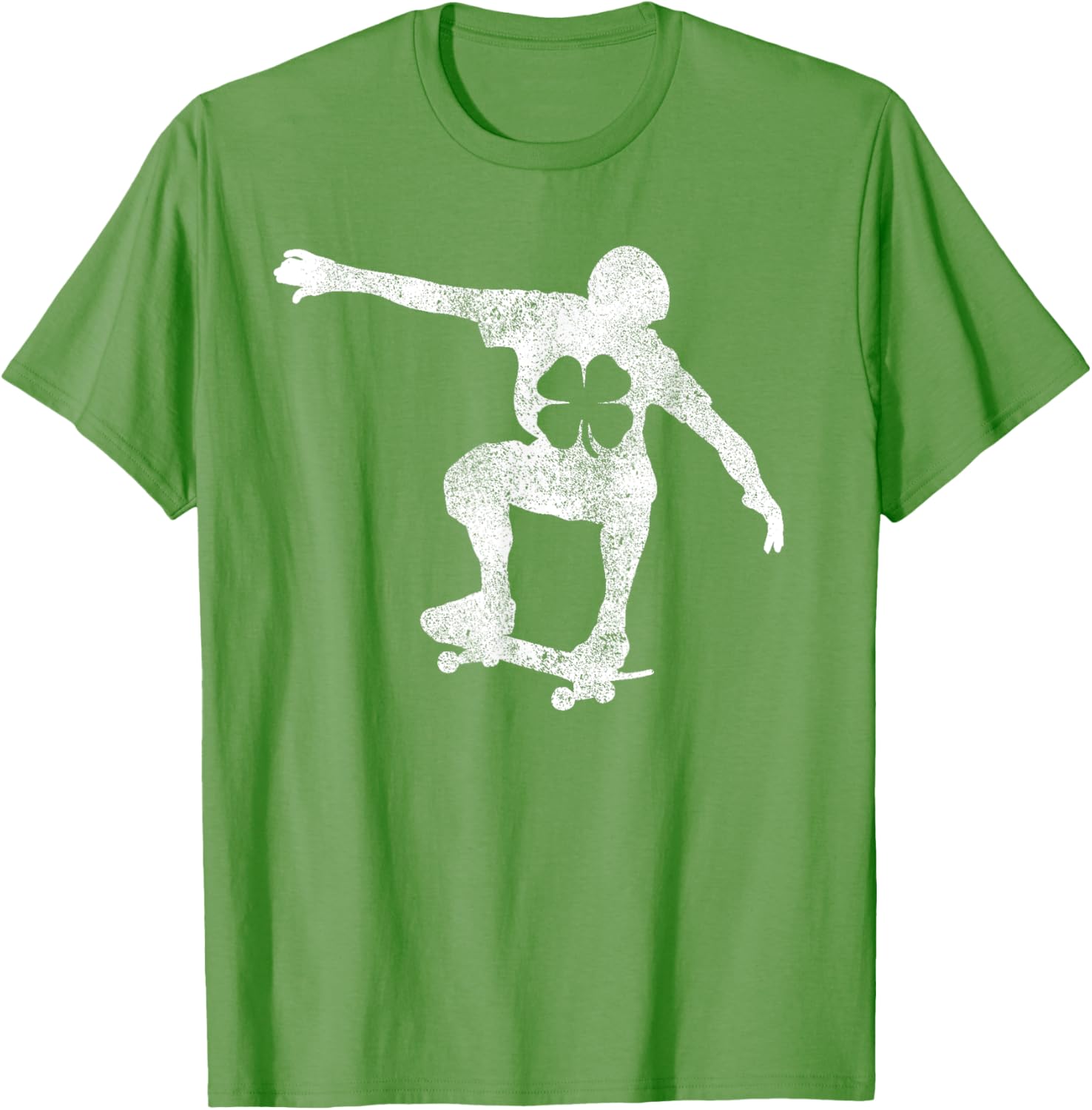 Skater's Shamrock T-Shirt for St Patrick's Day Fun and Style - 2