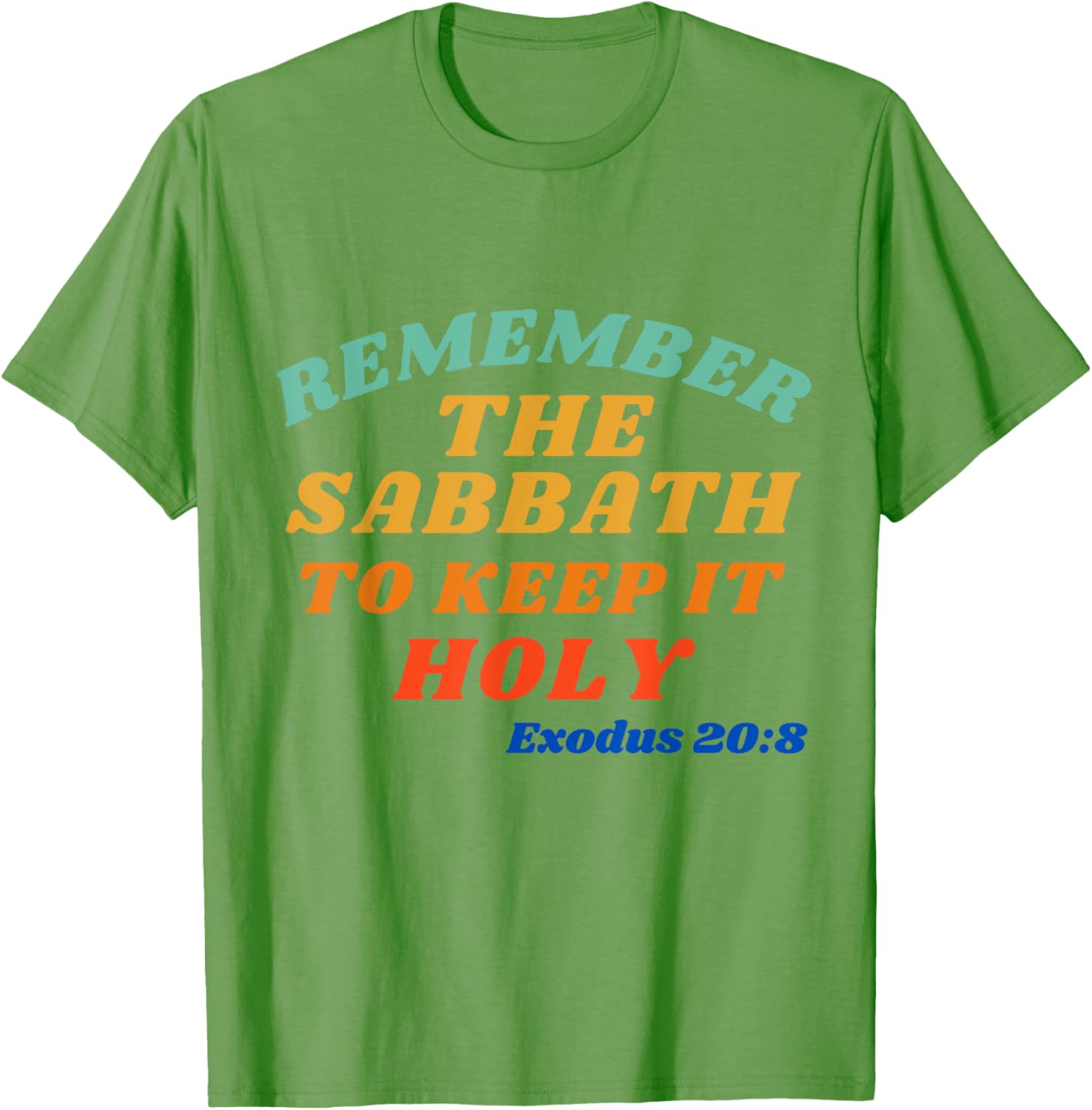 Exodus 20:8 Sabbath Reminder T-Shirt - Keep it Holy and Stylish - 2
