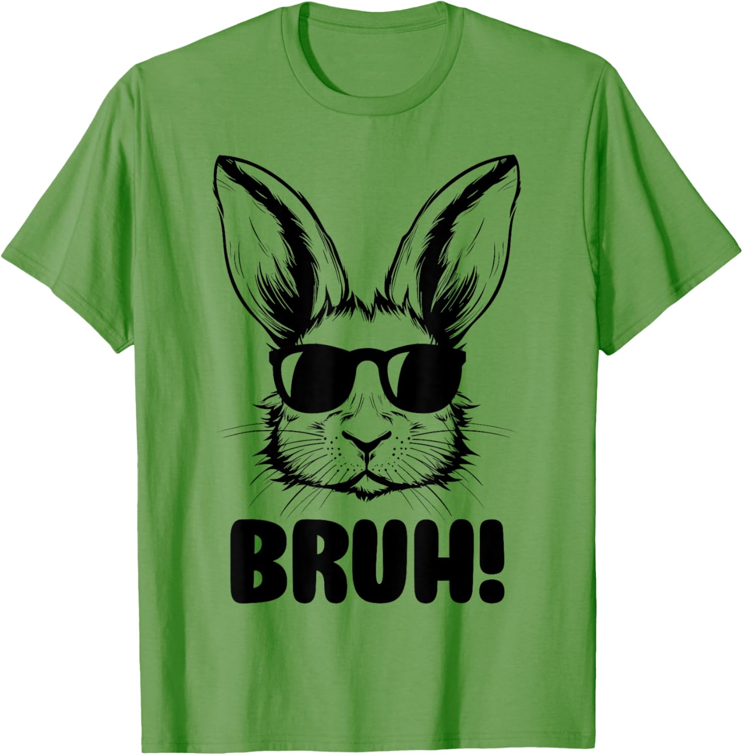 Funny Bunny Bruh Meme T-Shirt for Easter - Perfect for All Ages - 6