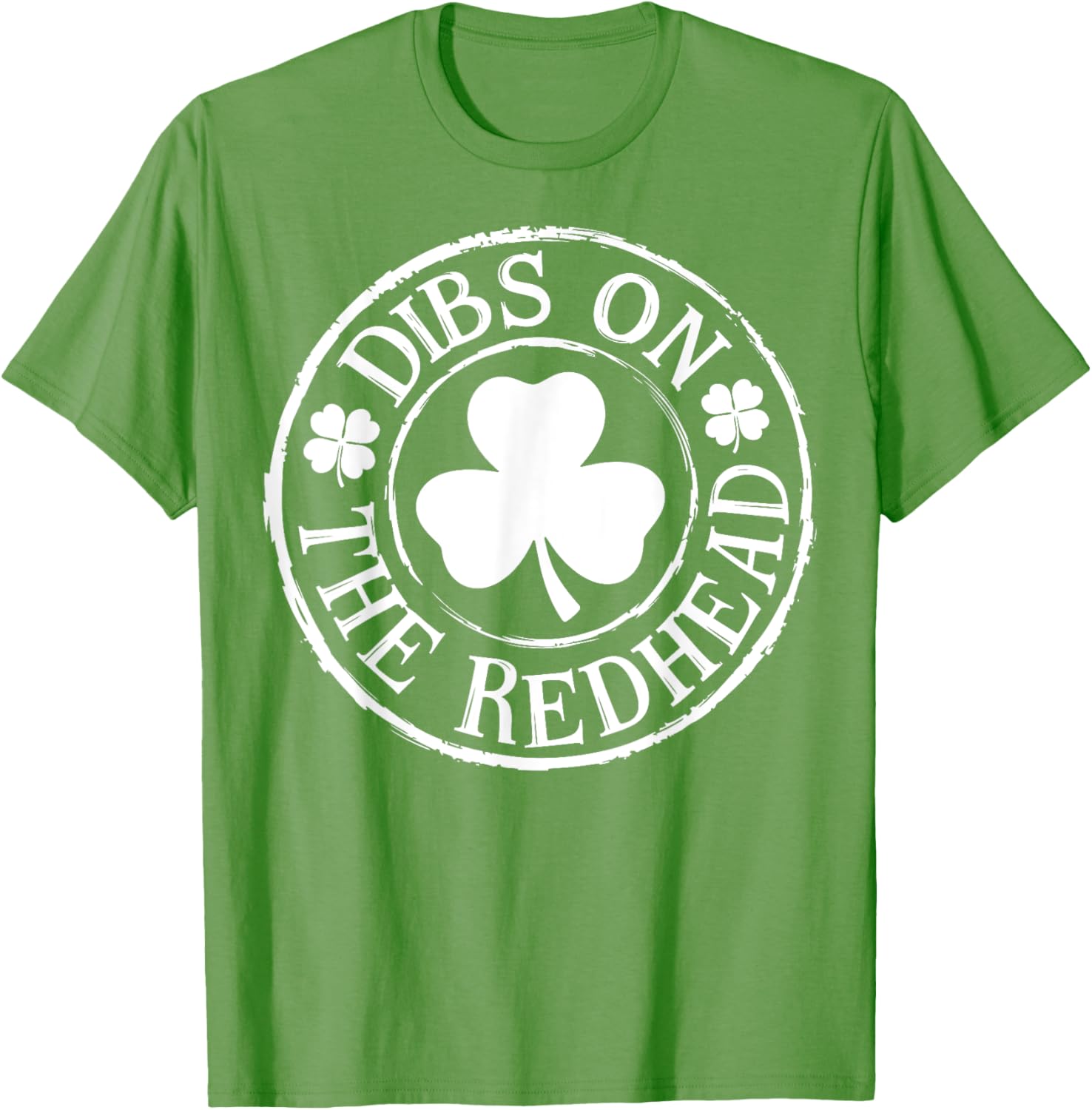 Dibs on the Redhead Funny St Patricks Day Shamrock T-Shirt for Men and Women - 1