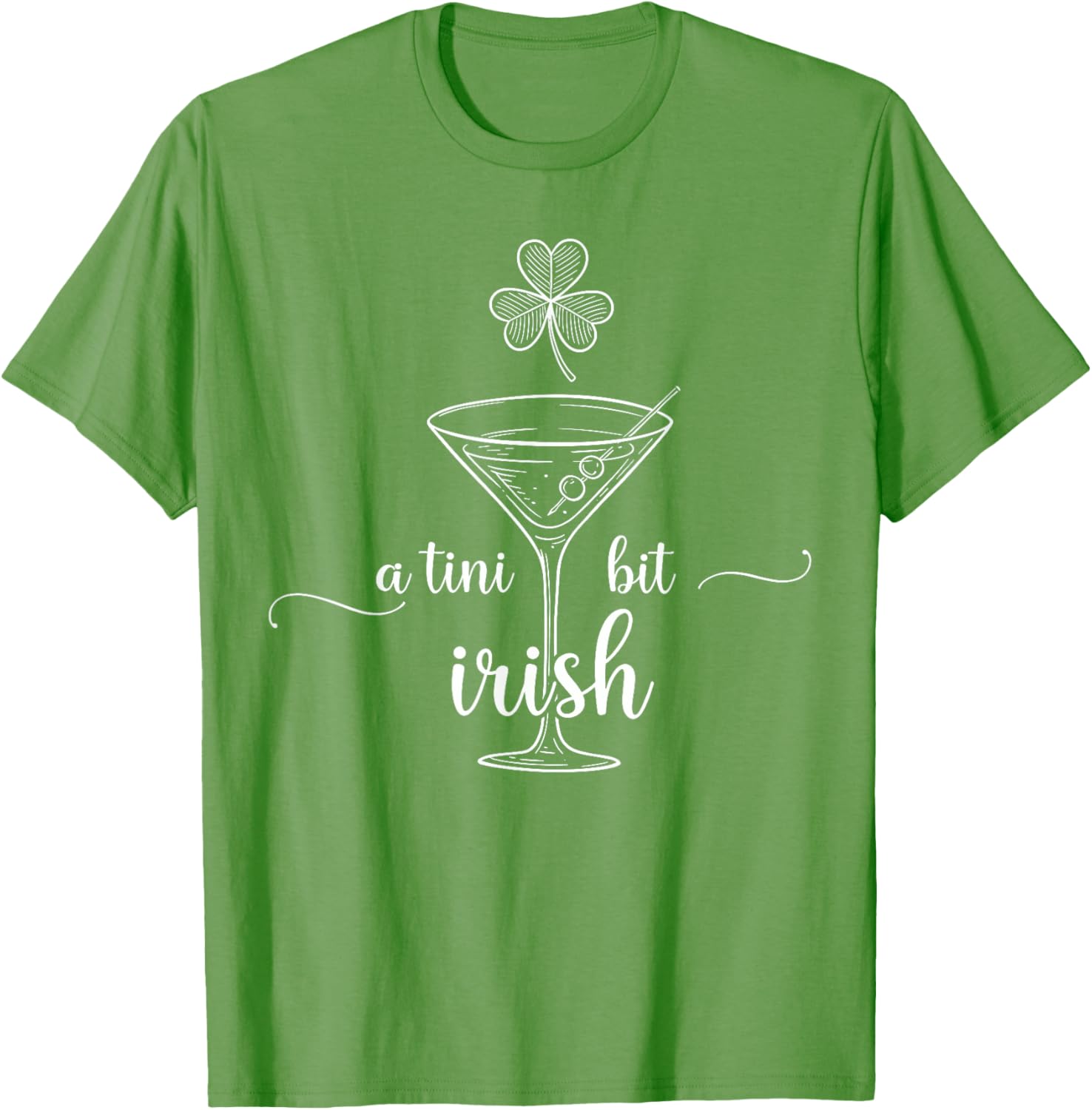 Cute Irish Girls St Patricks Day Cocktail T-Shirt for Celebrations - 1