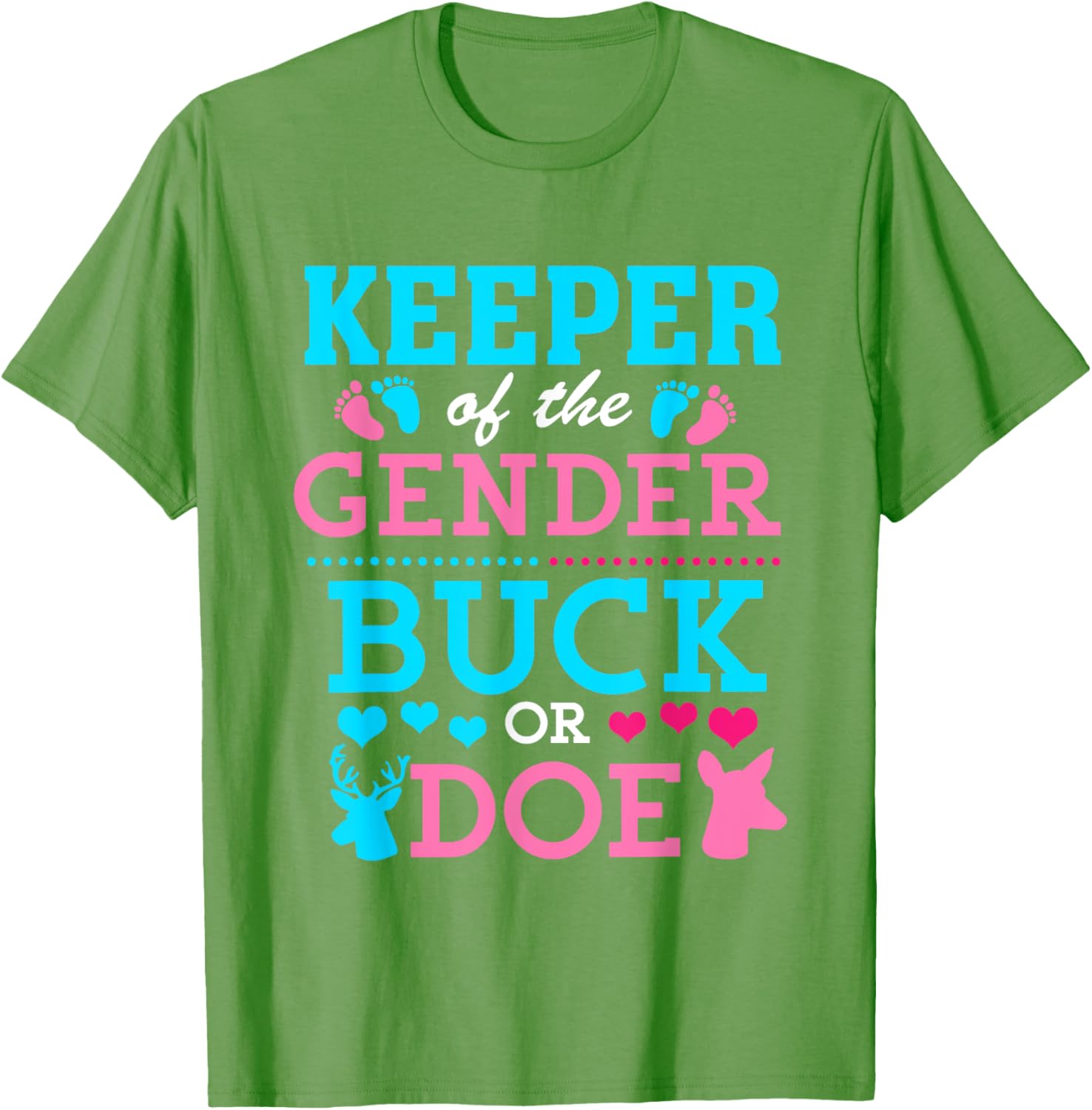 Funny Buck or Doe Gender Reveal T-Shirt for Baby Shower Celebrations - 20