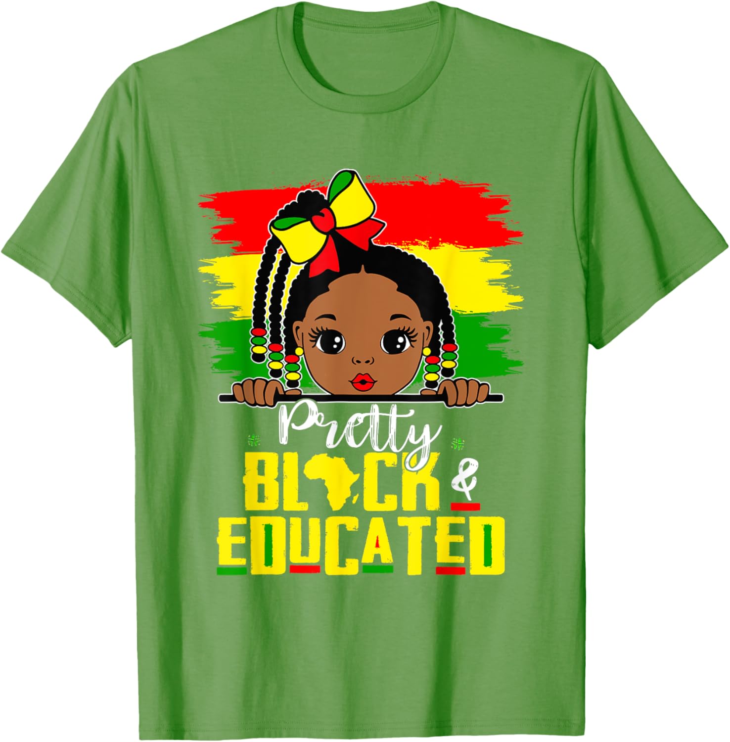 Pretty Black Educated Girls African History T-Shirt for Kids - 13