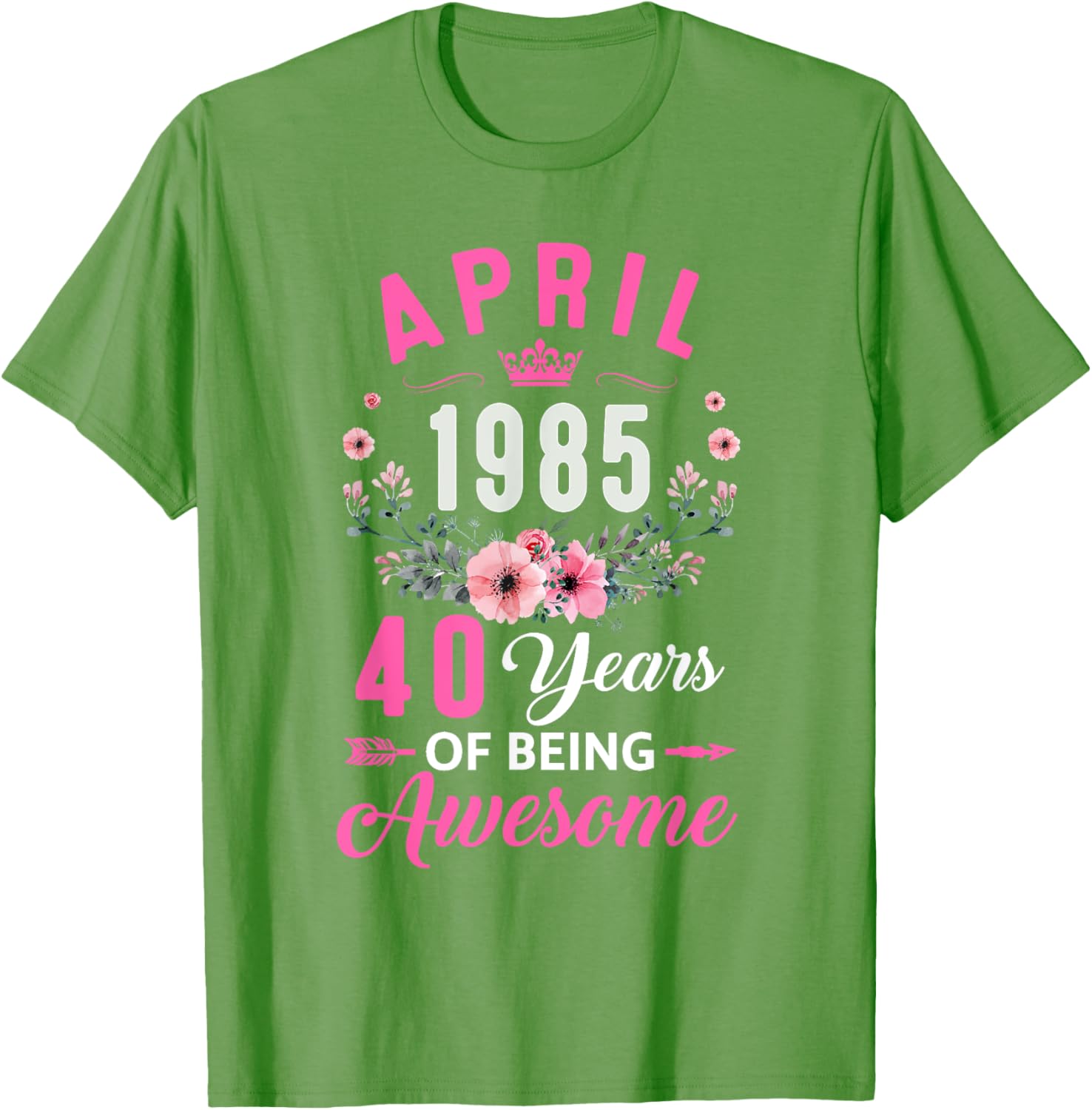 Awesome Since 1985 40th Birthday Women's T-Shirt for April Celebrations - 6