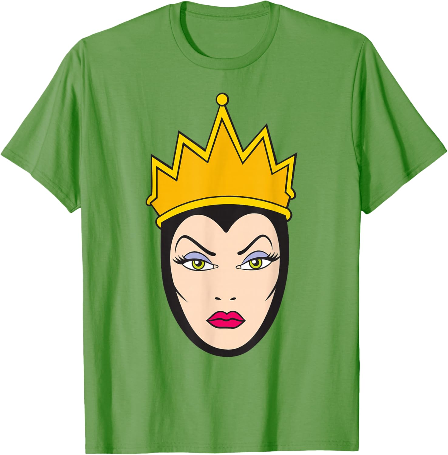 Disney Villains Evil Queen Big Face T-Shirt for Snow White Fans - 4