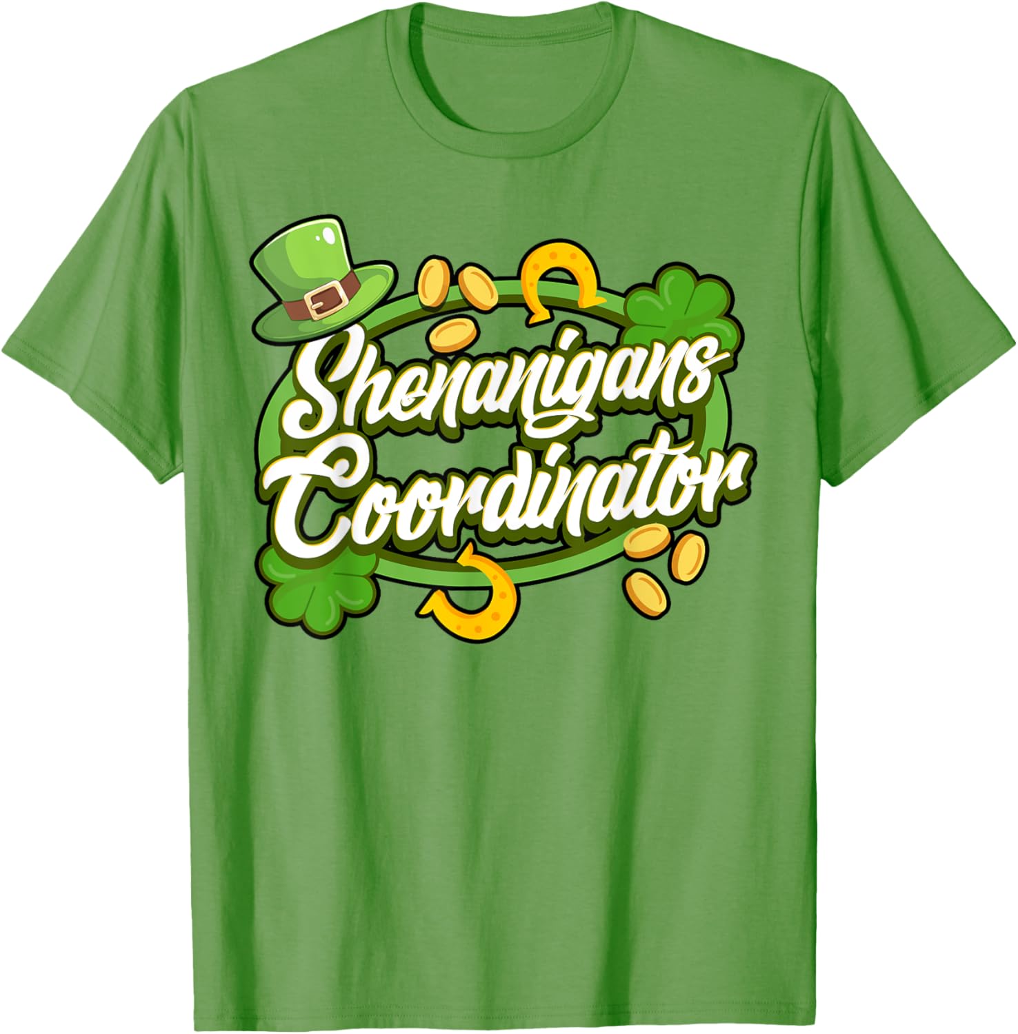 Funny Shenanigans Coordinator St Patrick's Day T-Shirt for Fun Celebrations - 10