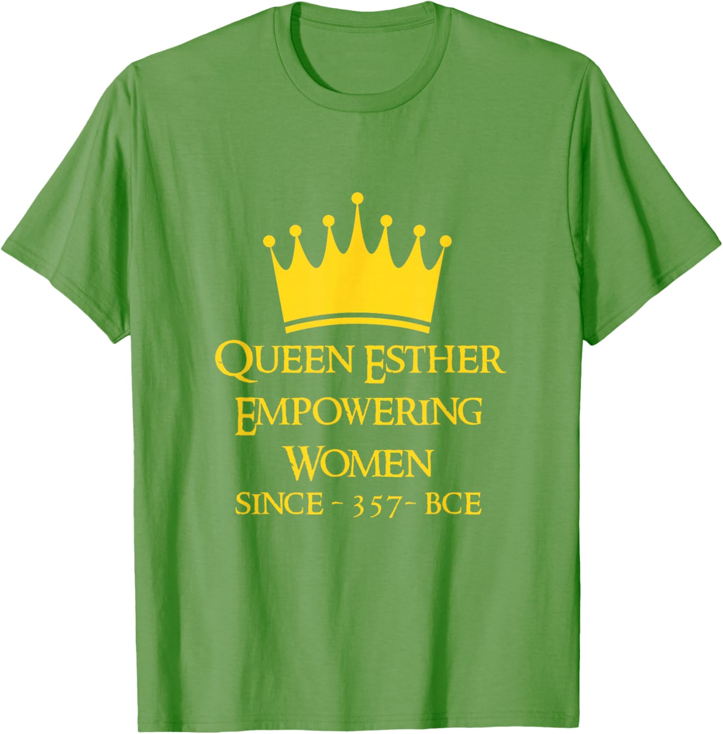 Queen Esther Empowering Women Purim T-Shirt for Feminists and Allies - 5