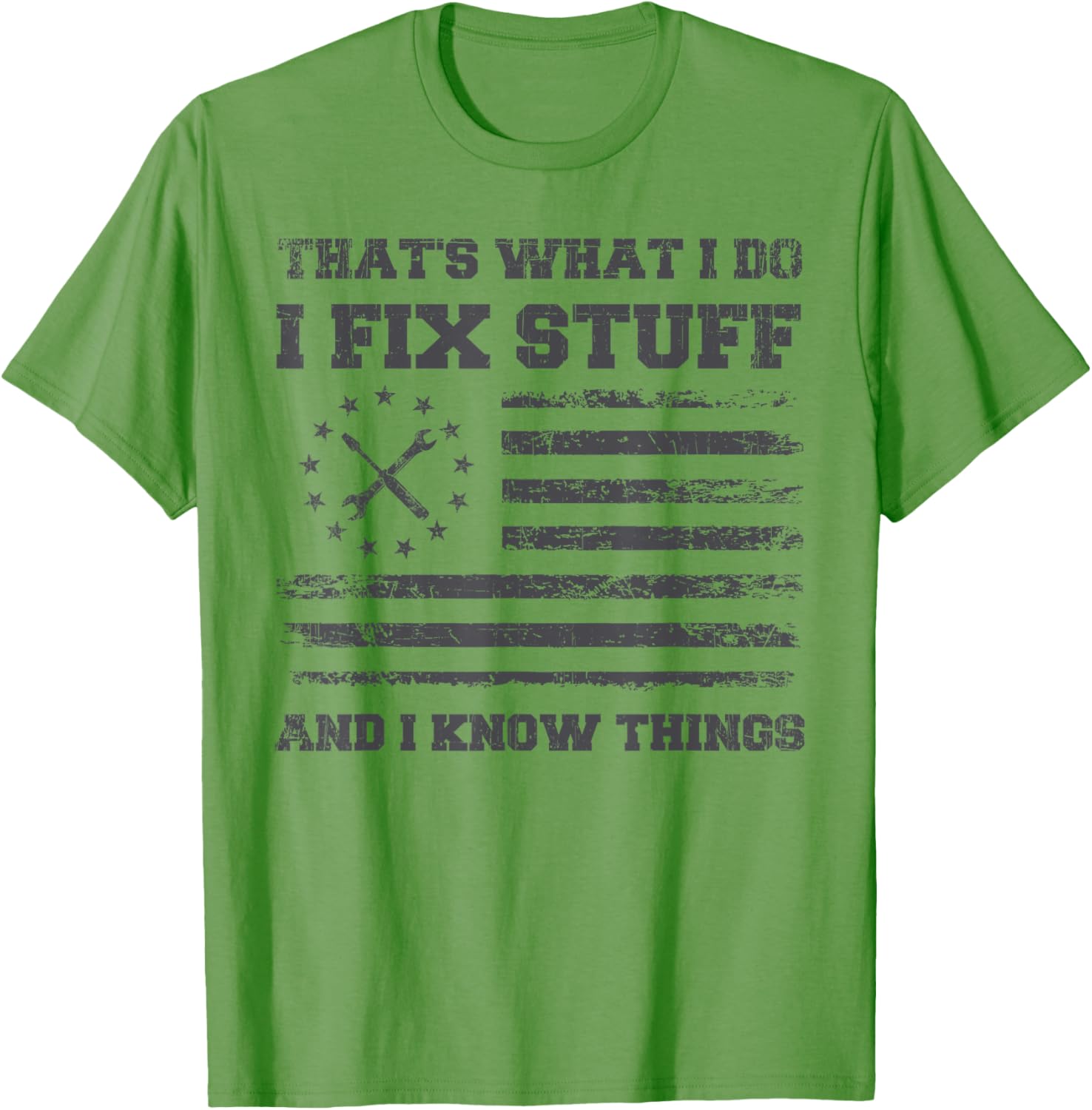 Funny Dad T-Shirt for Mechanics I Fix Stuff Perfect Father's Day Gift - 2