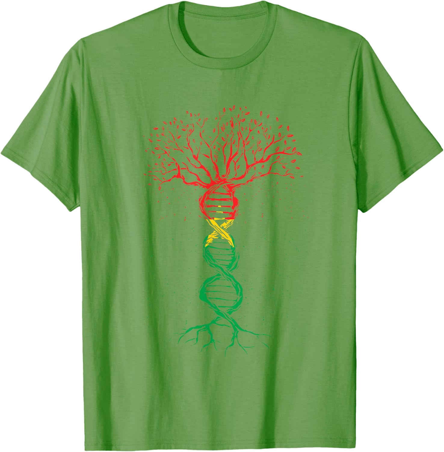Burkina Faso Pride T-Shirt with DNA Tree Roots and Flag Design - 20