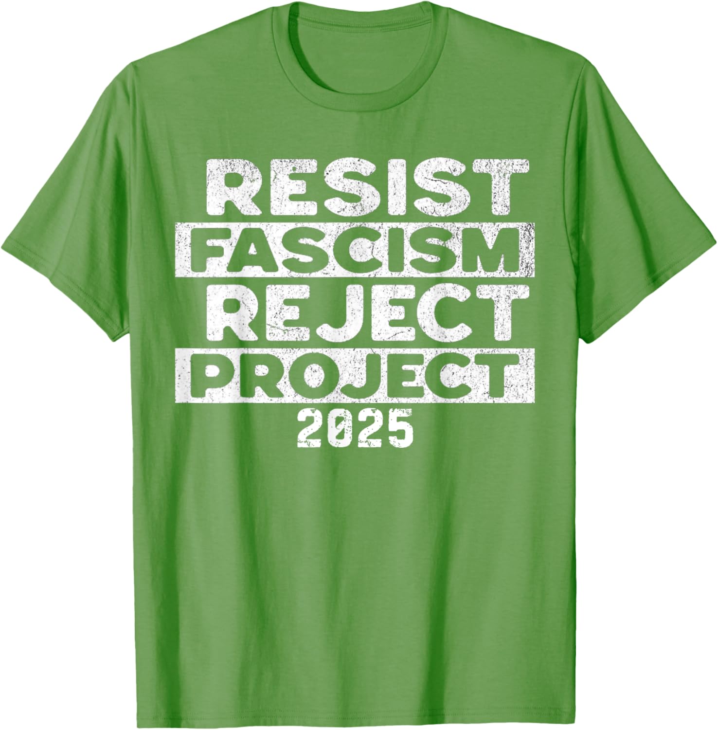 Resist Fascism Reject Project 2025 T-Shirt - Powerful Statement Apparel - 6