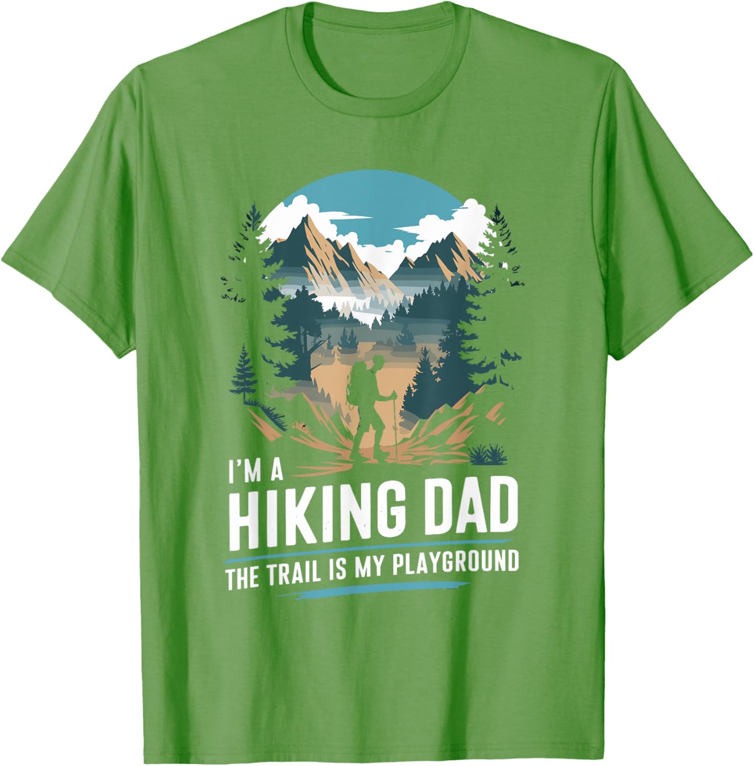 Hiking Dad Trekking T-Shirt for Outdoor Mountain Adventures - 12