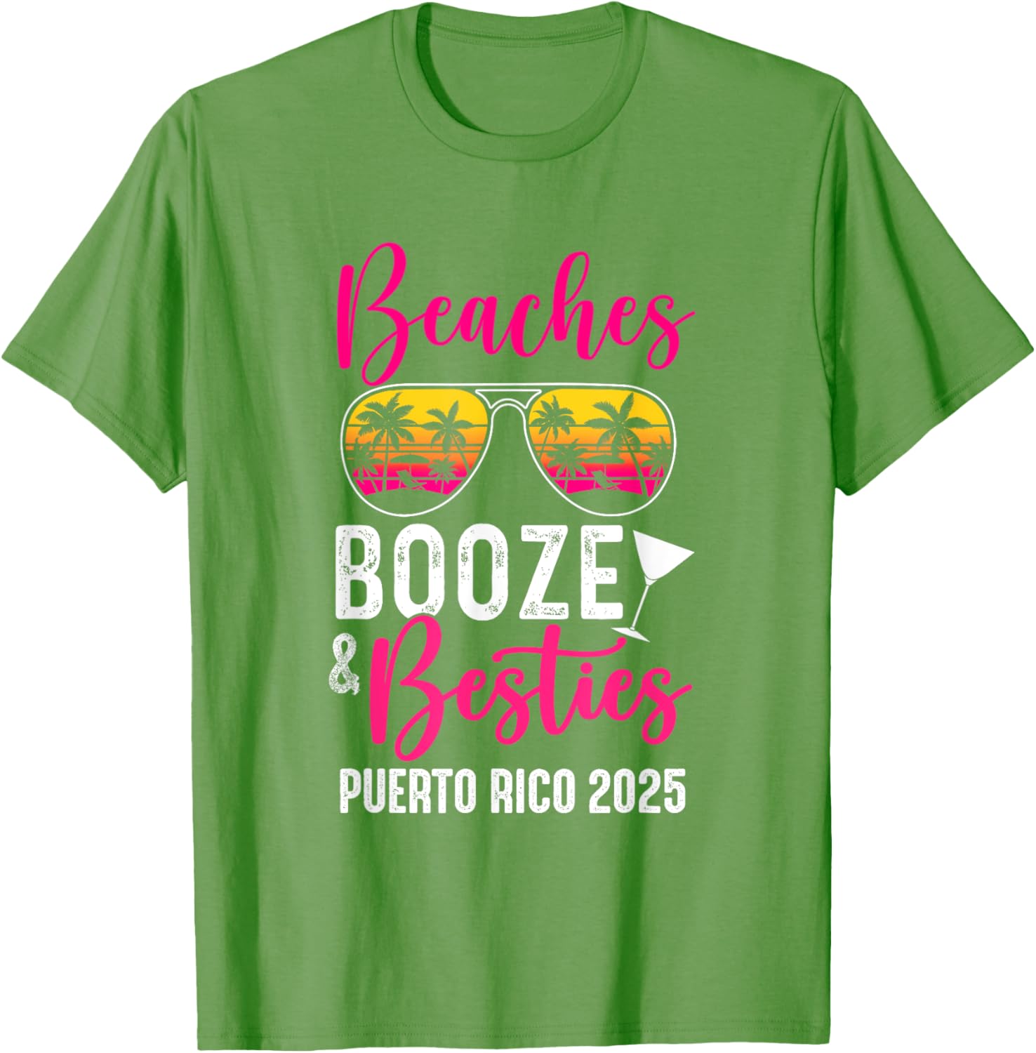 Girls Weekend Trip Puerto Rico T-Shirt Fun Beaches Booze Besties 2025 - 3