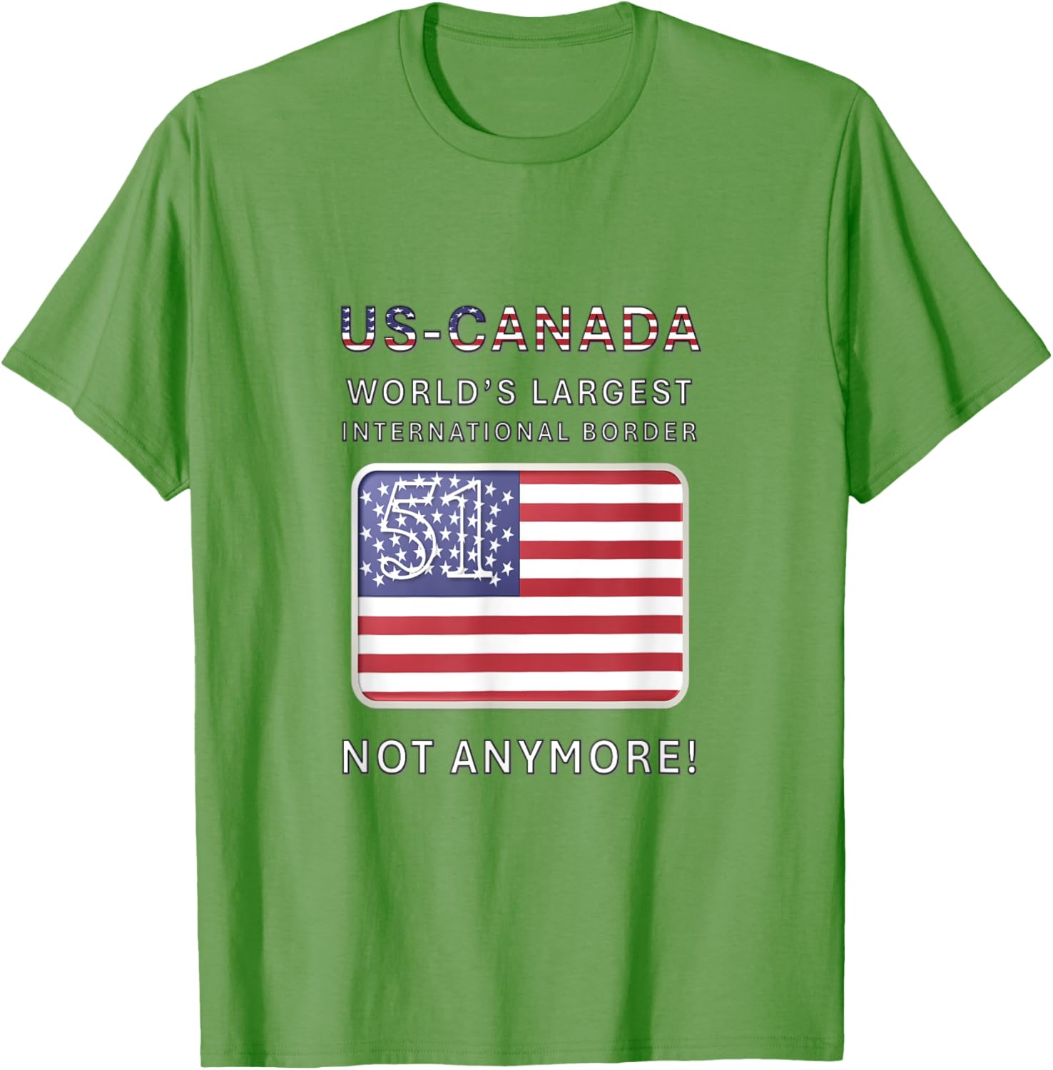US-Canada Border MAGA T-Shirt - Proudly Celebrate Our Heritage - 8