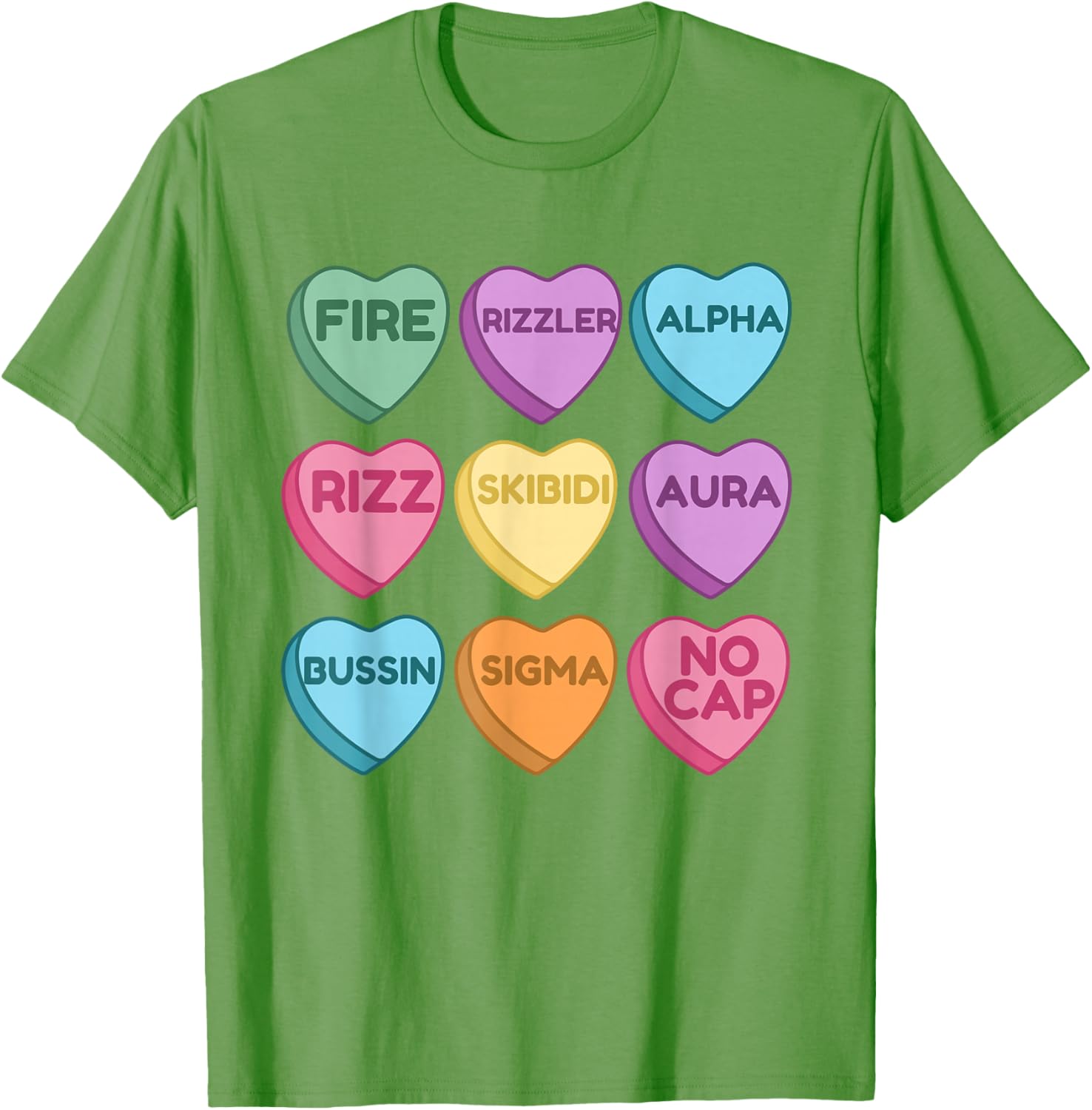 Skibidi Valentine's Day Funny Rizz T-Shirt for Trendy Love Birds - 19