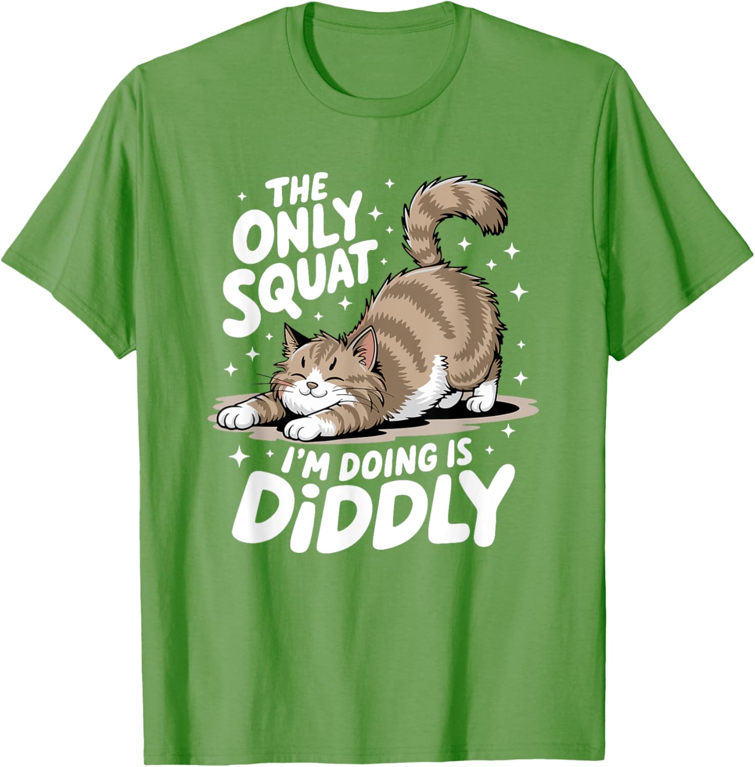 Funny Diddly Squat Cat T-Shirt for Men and Women - Perfect Gift for Cat Lovers - 15